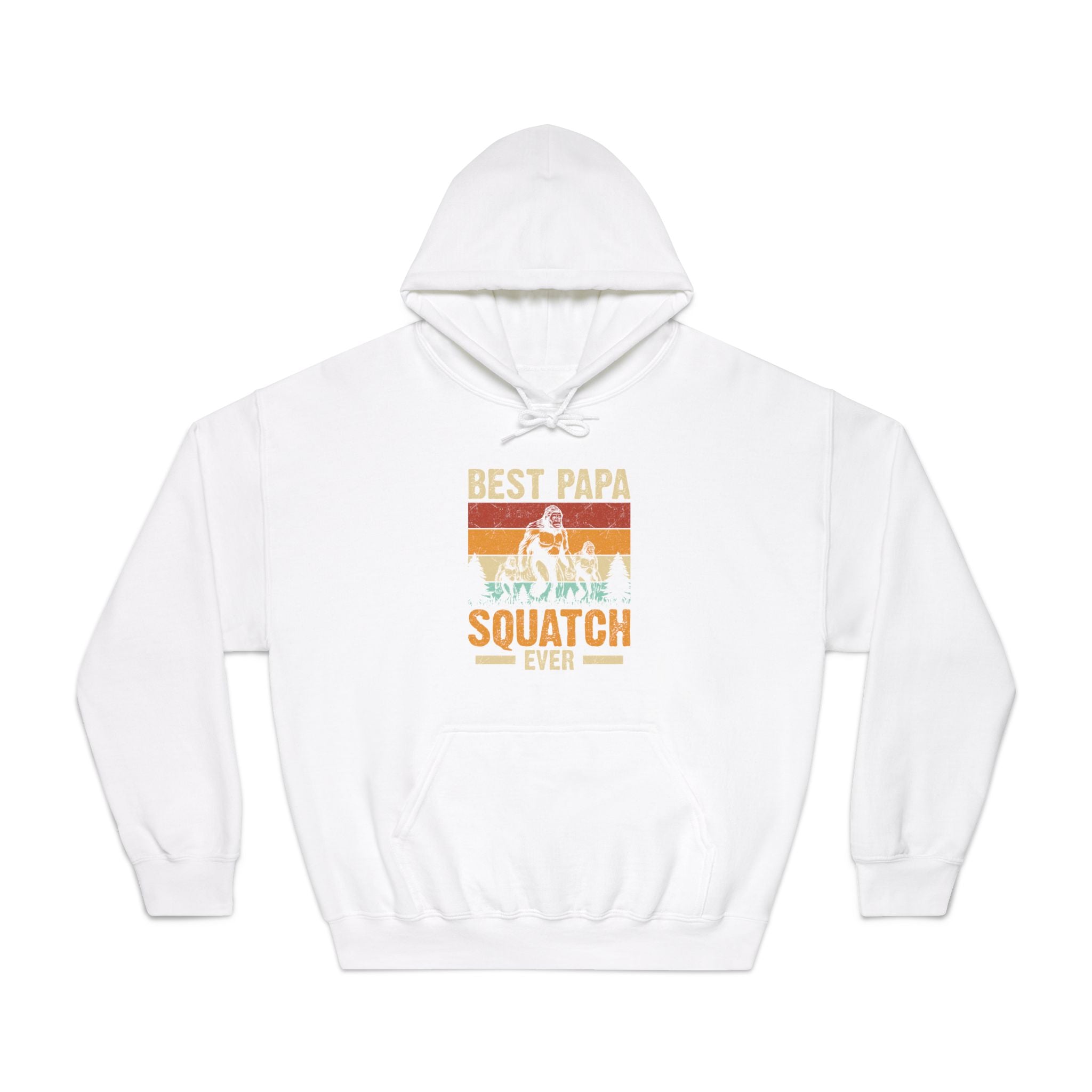 Grandpa Hooded Sweatshirt - Best Papa Squatch Ever | Hoodie by atgodanddesigns