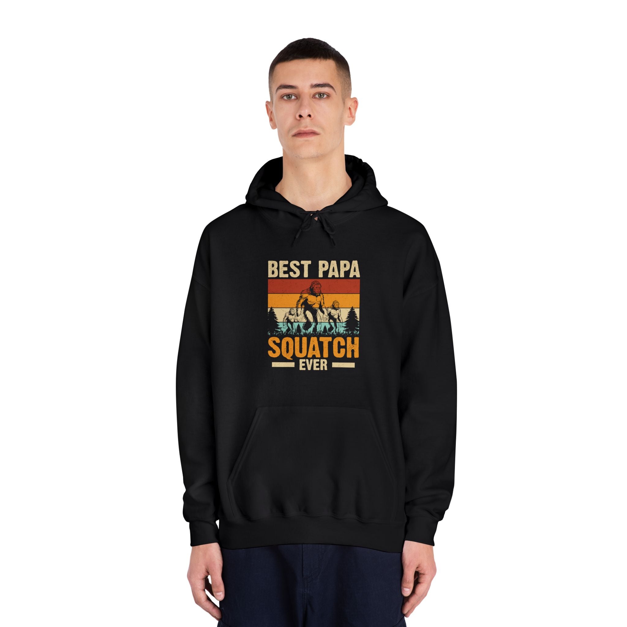 Grandpa Hooded Sweatshirt - Best Papa Squatch Ever | Hoodie by atgodanddesigns