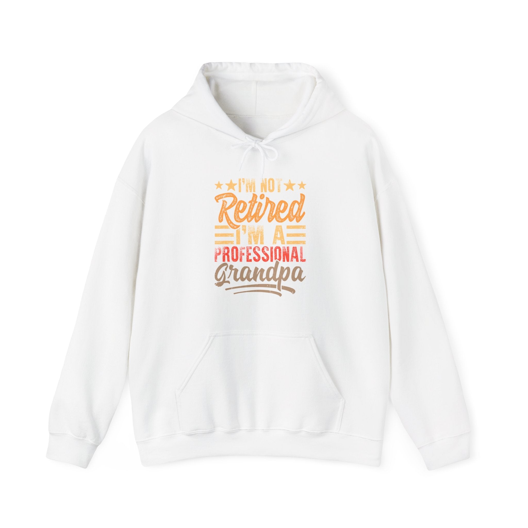 Grandpa Hooded Sweatshirt - I'm Not Retired I'm A Professional Grandpa | Hoodie by atgodanddesigns