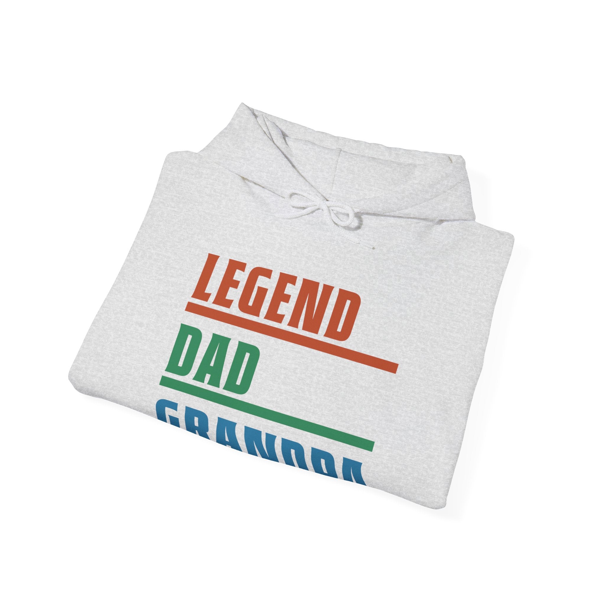 Grandpa Hooded Sweatshirt - Legend Dad Grandpa | Hoodie by atgodanddesigns