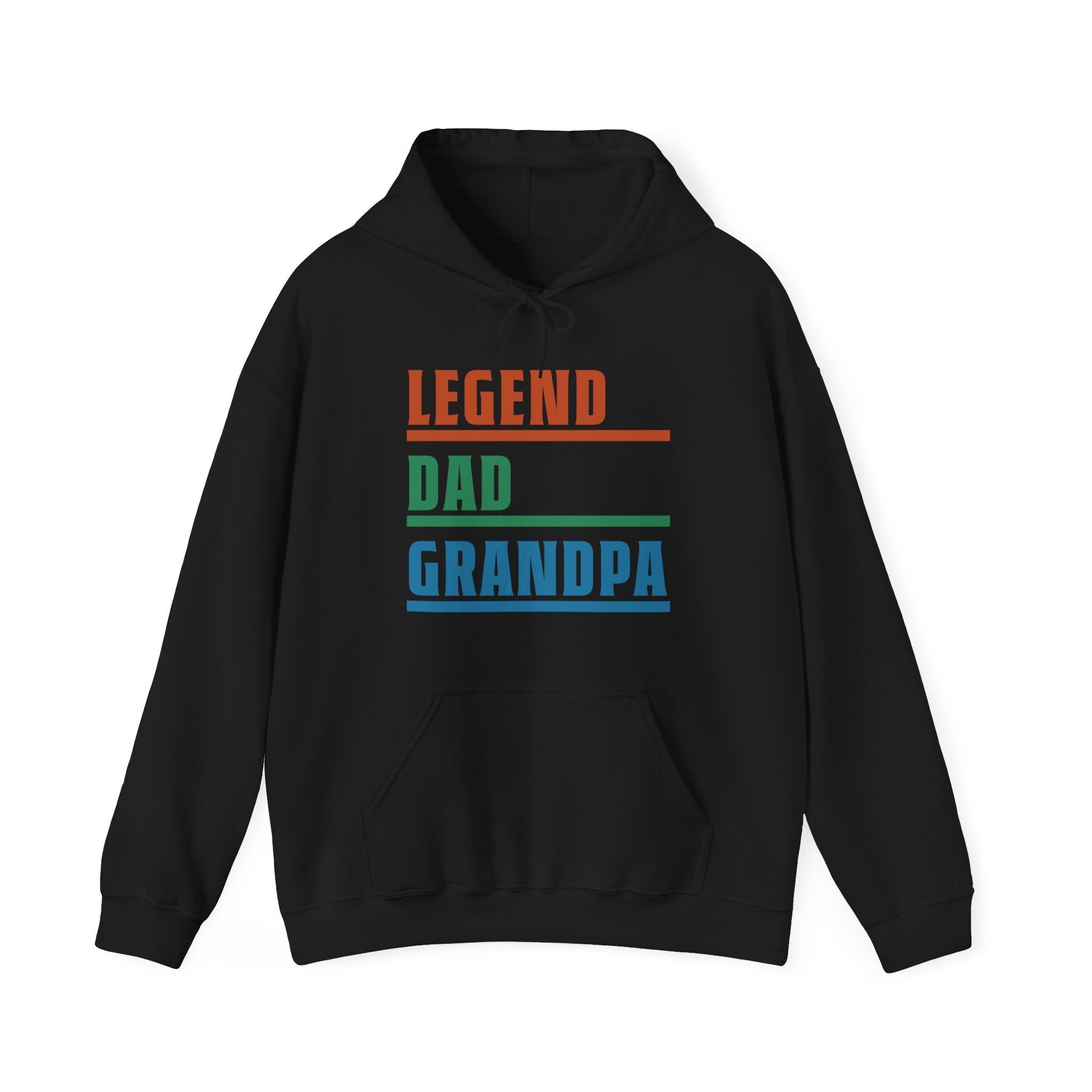 Grandpa Hooded Sweatshirt - Legend Dad Grandpa | Hoodie by atgodanddesigns