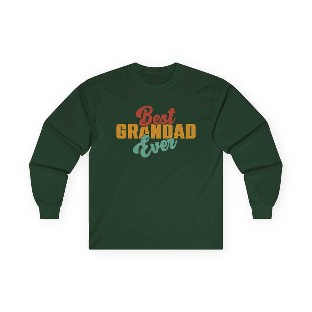 Grandpa Long Sleeve T-Shirt - Best Grandad Ever | Long - sleeve by atgodanddesigns