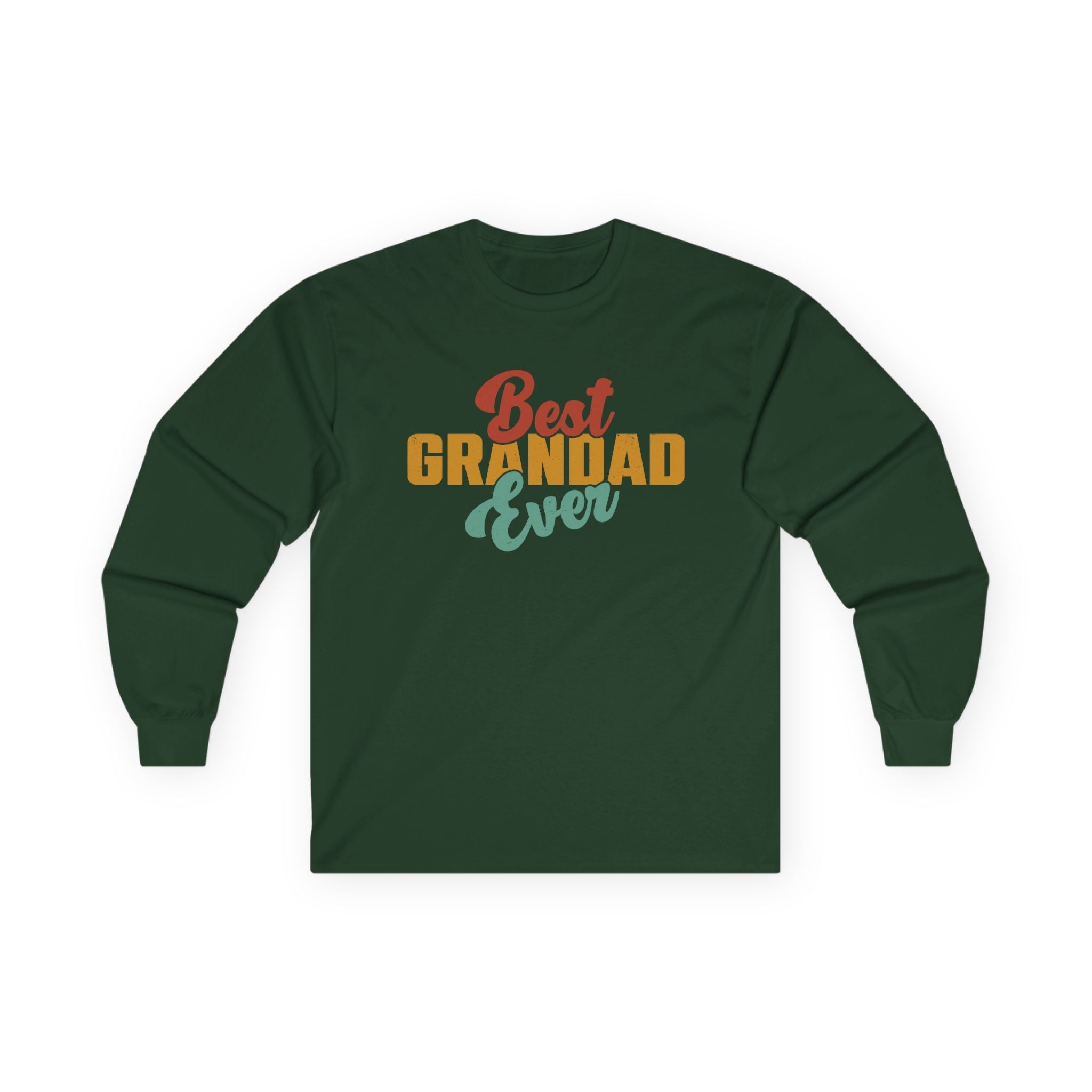 Grandpa Long Sleeve T-Shirt - Best Grandad Ever | Long - sleeve by atgodanddesigns