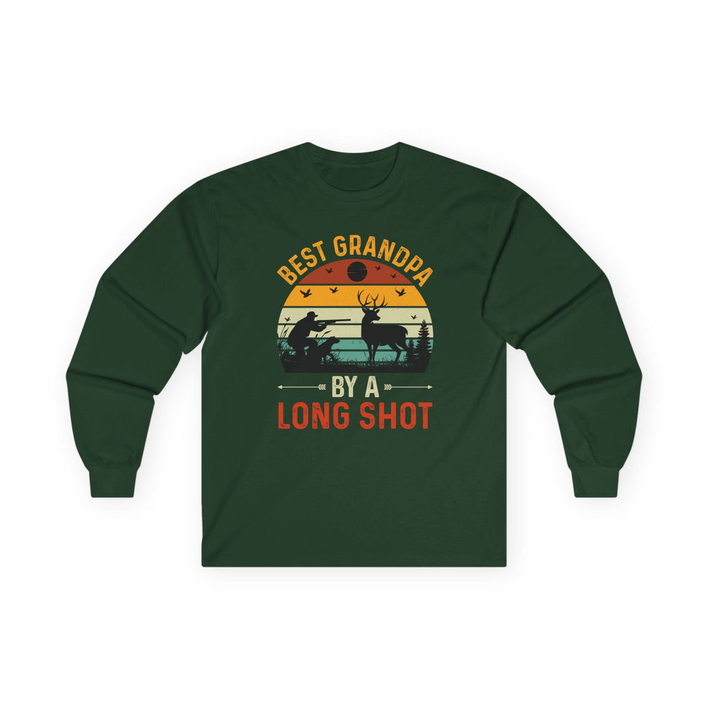 Grandpa Long Sleeve T-Shirt - Best Grandpa By A Long Shot | Long - sleeve by atgodanddesigns