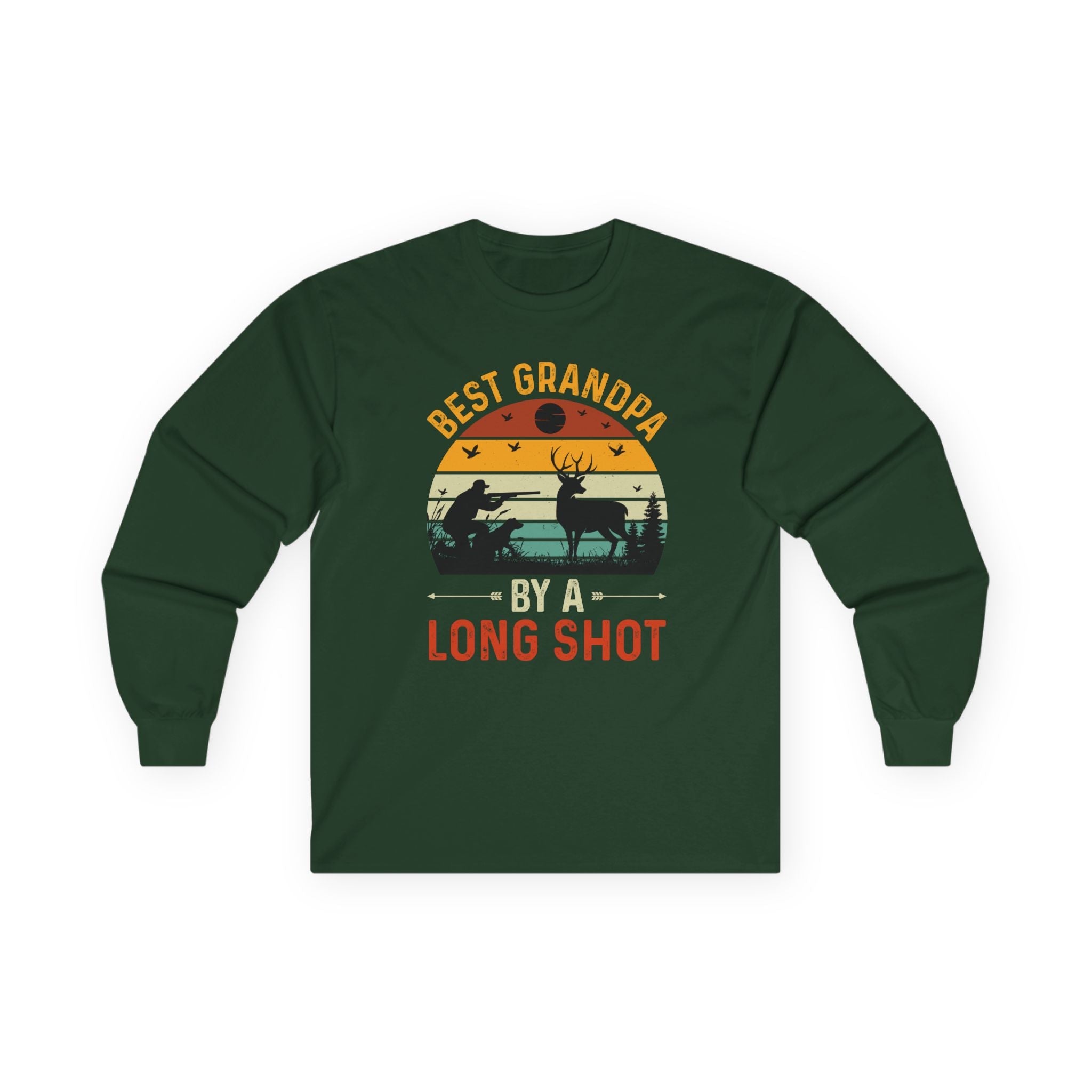Grandpa Long Sleeve T-Shirt - Best Grandpa By A Long Shot | Long - sleeve by atgodanddesigns