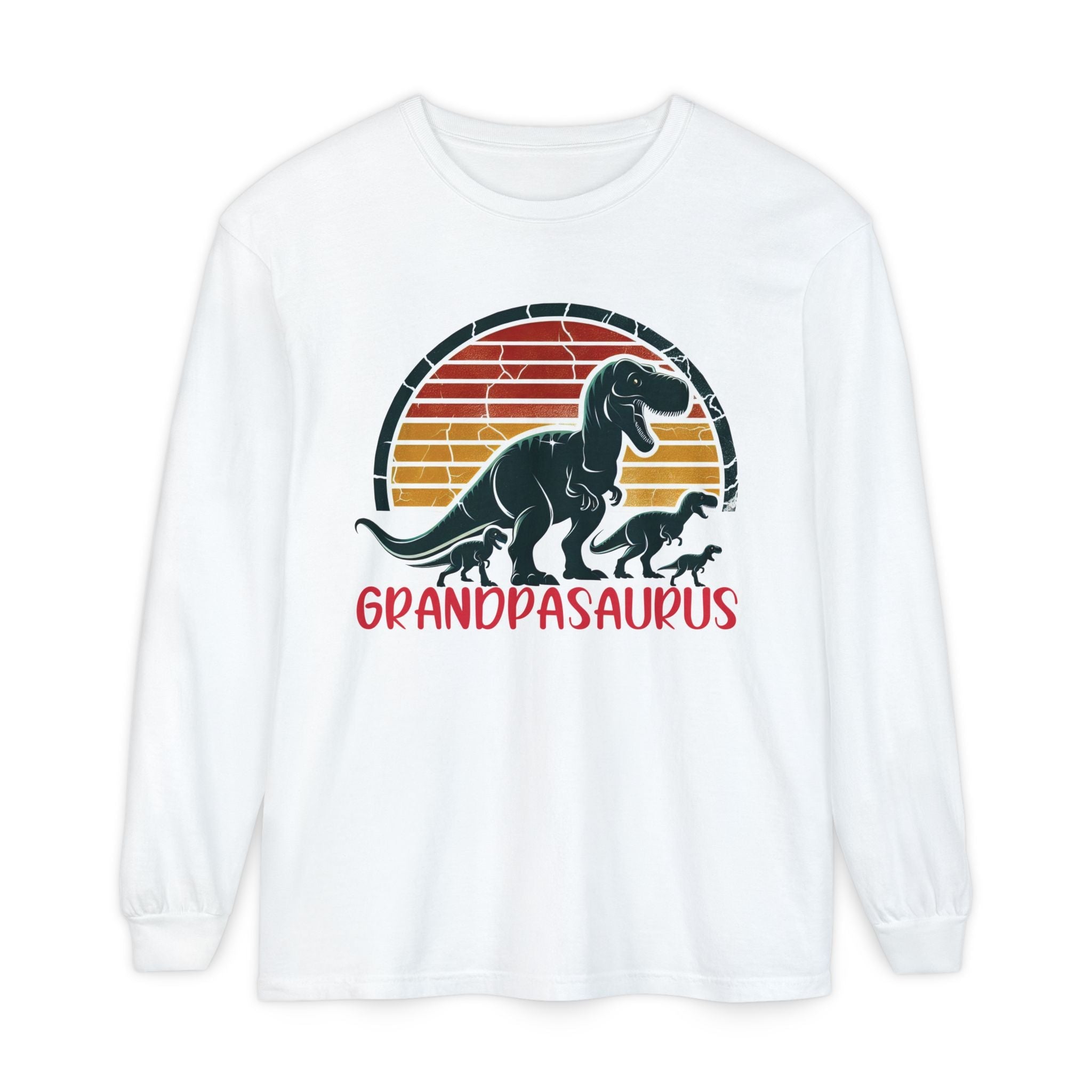 Grandpa Long Sleeve T-Shirt - GRANDPASAURUS | Long - sleeve by atgodanddesigns