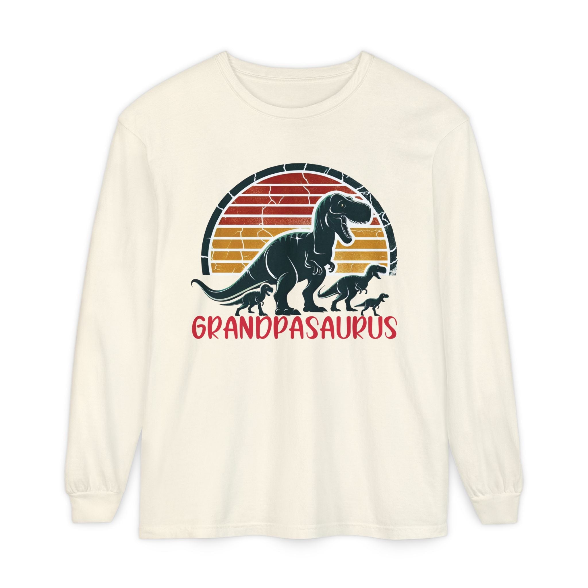 Grandpa Long Sleeve T-Shirt - GRANDPASAURUS | Long - sleeve by atgodanddesigns