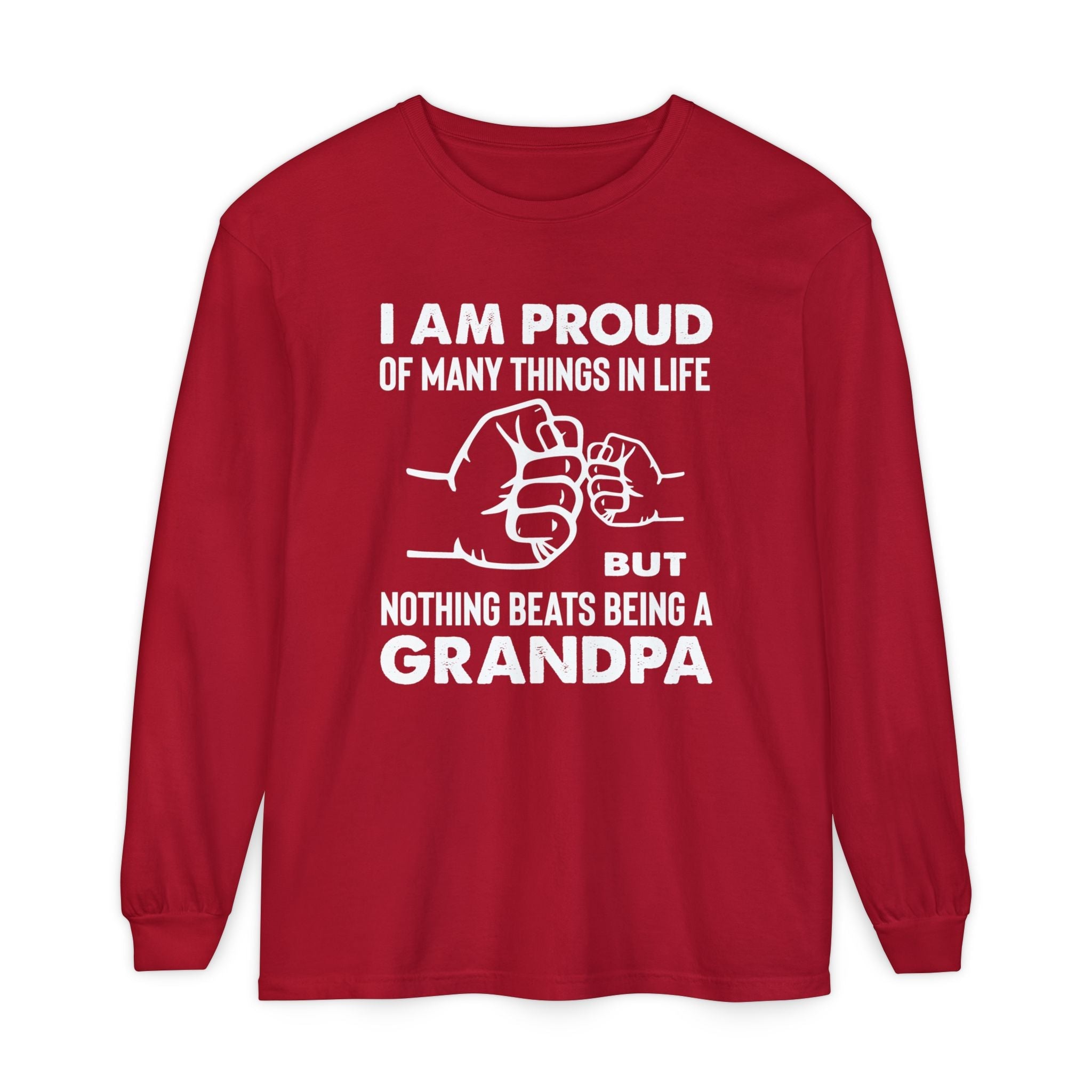 Grandpa Long Sleeve T-Shirt - I Am Proud Of Many Things | Long - sleeve by atgodanddesigns