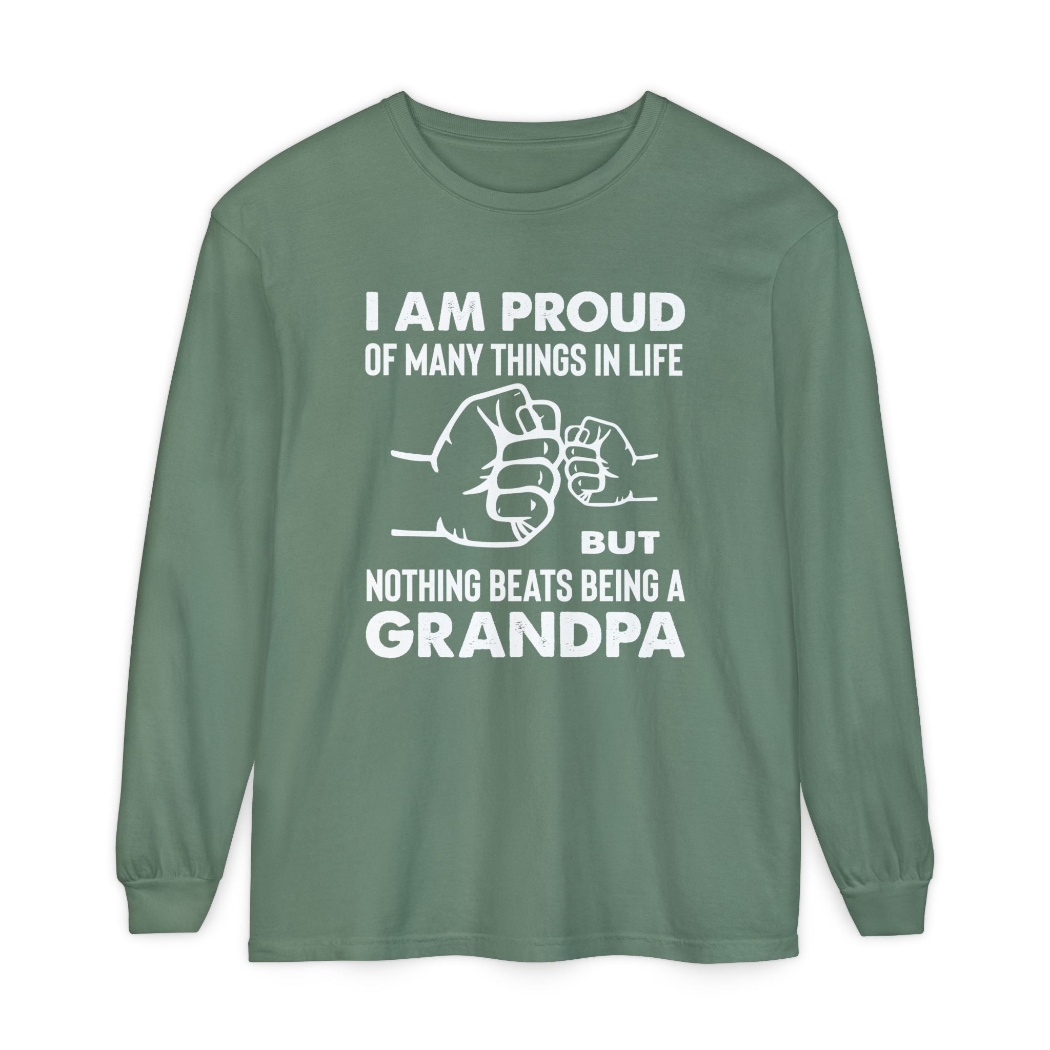 Grandpa Long Sleeve T-Shirt - I Am Proud Of Many Things | Long - sleeve by atgodanddesigns