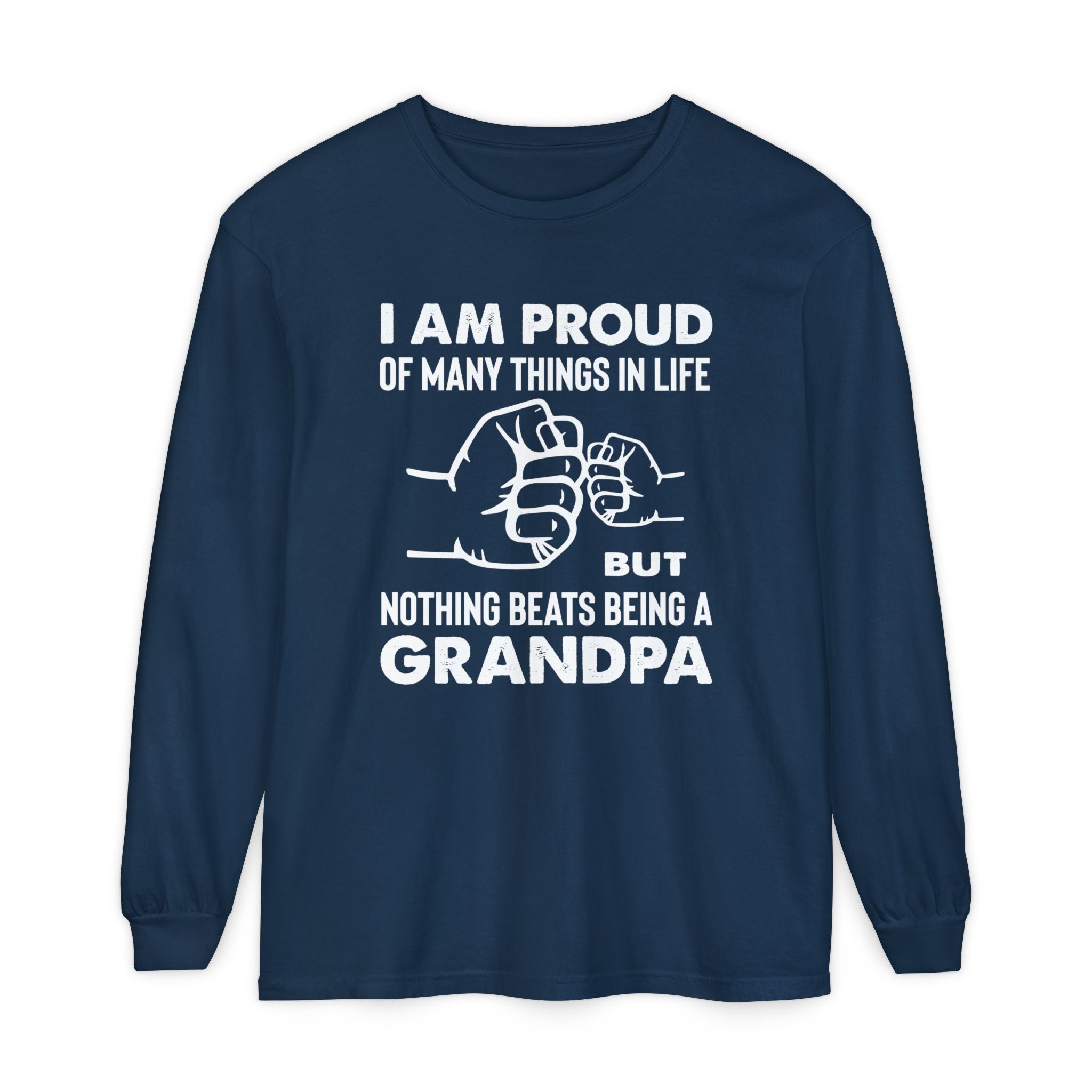 Grandpa Long Sleeve T-Shirt - I Am Proud Of Many Things | Long - sleeve by atgodanddesigns