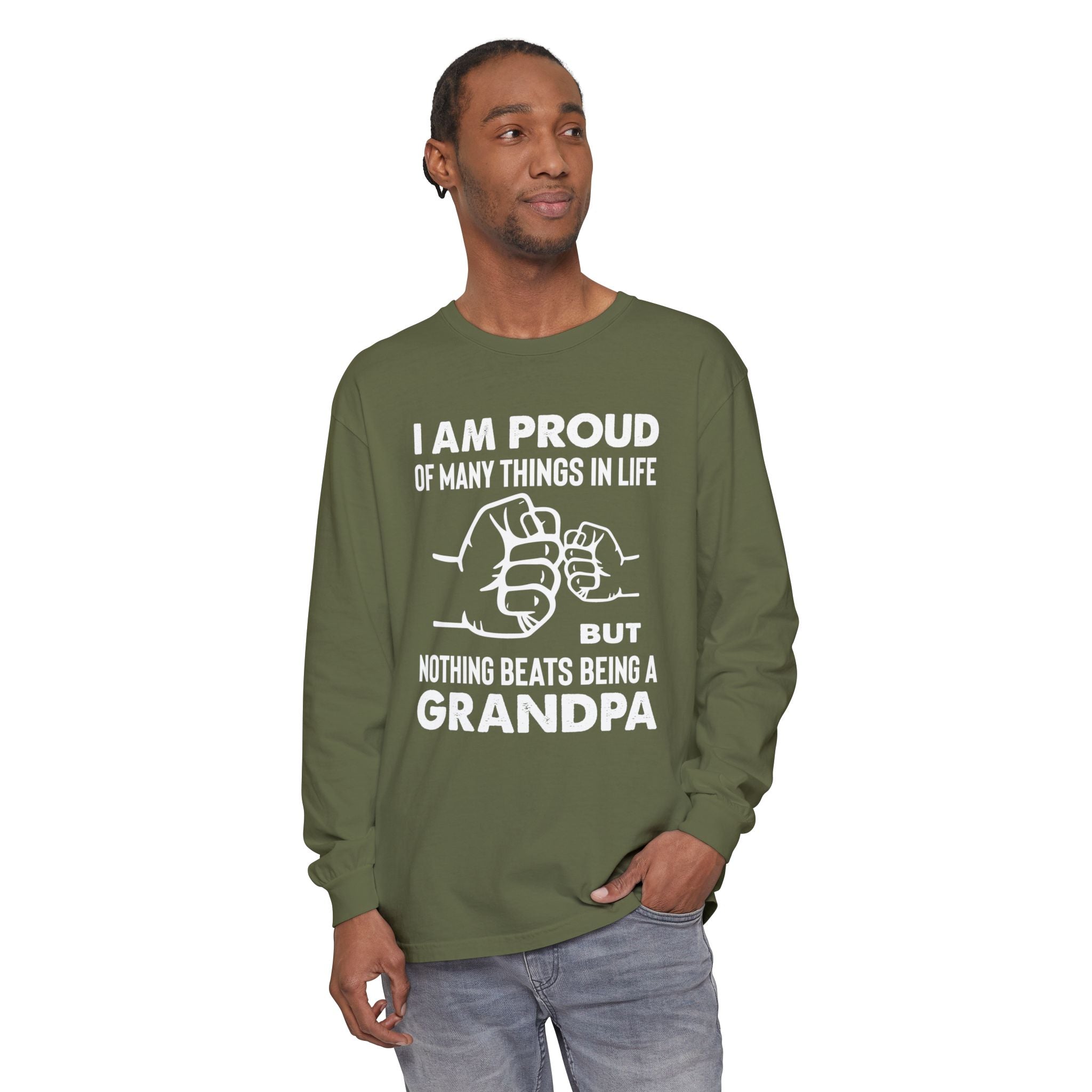 Grandpa Long Sleeve T-Shirt - I Am Proud Of Many Things | Long - sleeve by atgodanddesigns