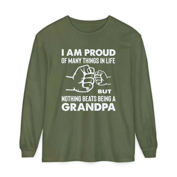 Grandpa Long Sleeve T-Shirt - I Am Proud Of Many Things | Long - sleeve by atgodanddesigns