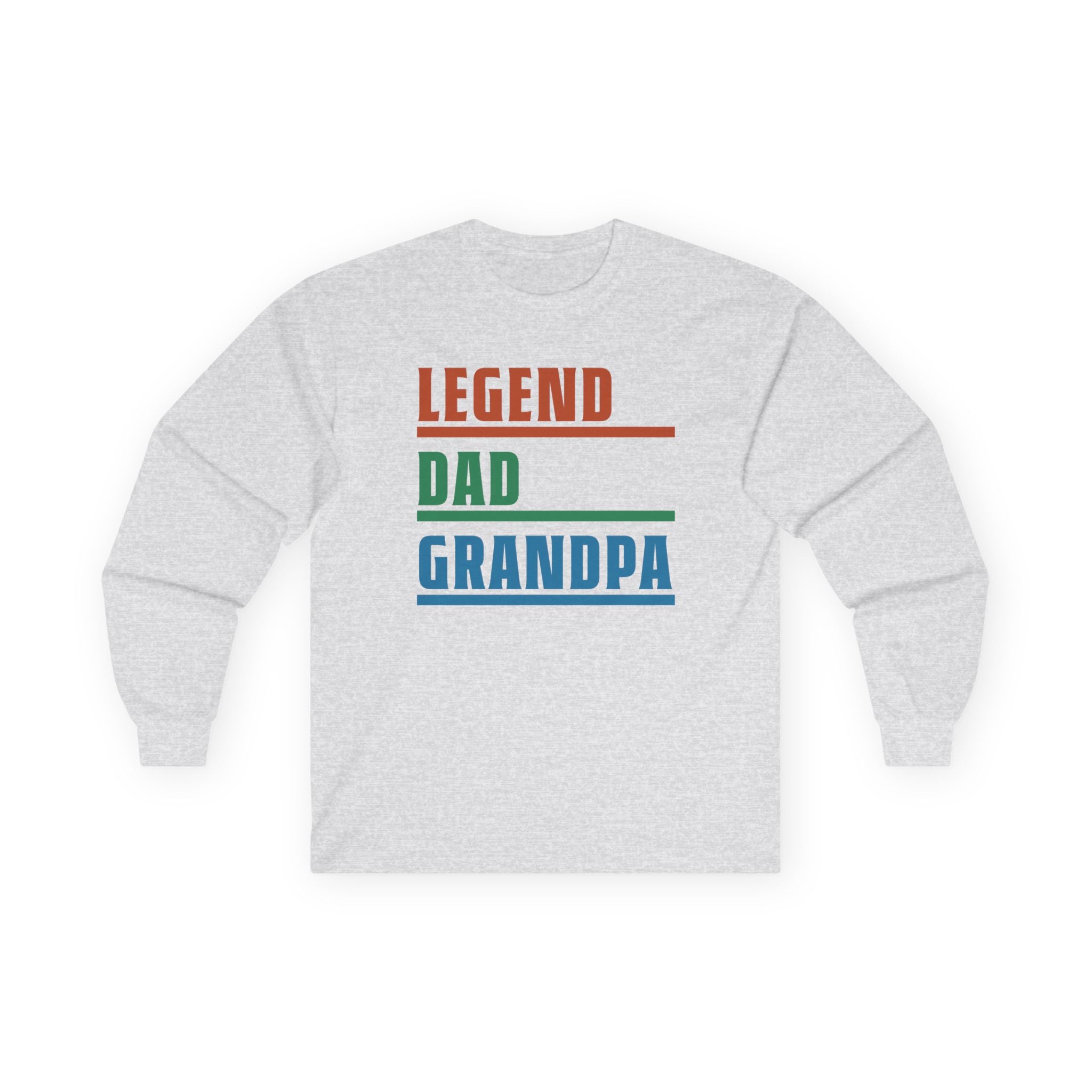 Grandpa Long Sleeve T-Shirt - LEGEND - DAD - GRANDPA | Long - sleeve by atgodanddesigns