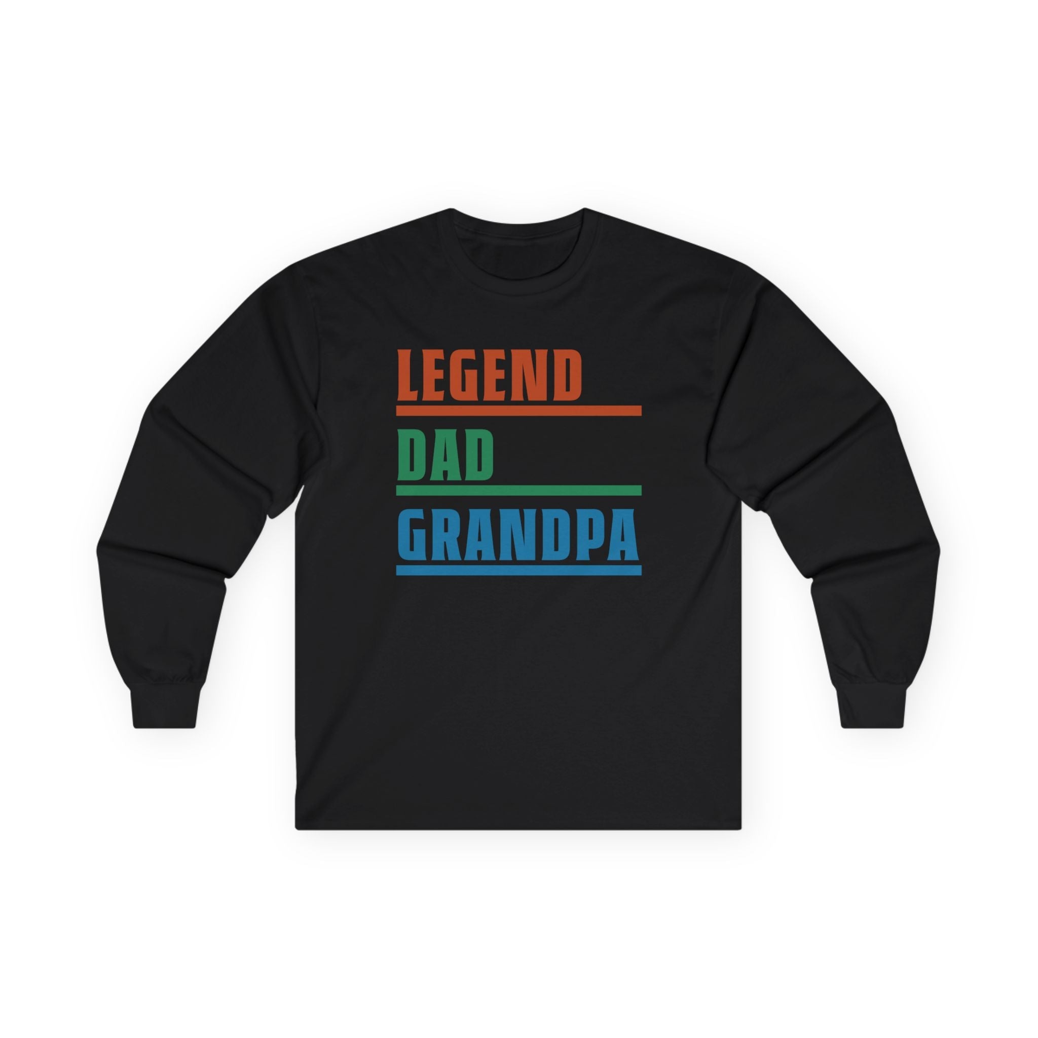 Grandpa Long Sleeve T-Shirt - LEGEND - DAD - GRANDPA | Long - sleeve by atgodanddesigns