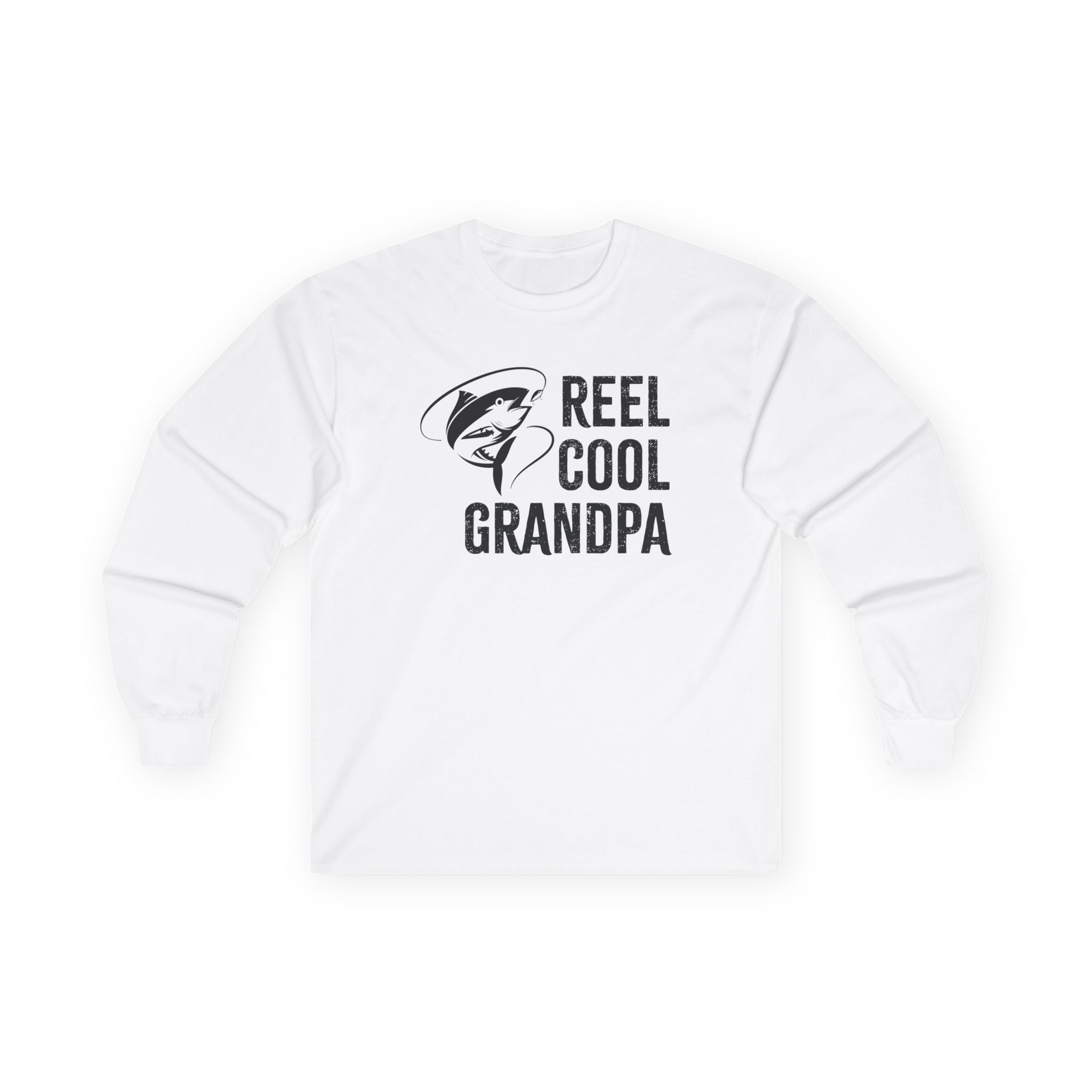 Grandpa Long Sleeve T-Shirt - Reel Cool Grandpa | Long - sleeve by atgodanddesigns
