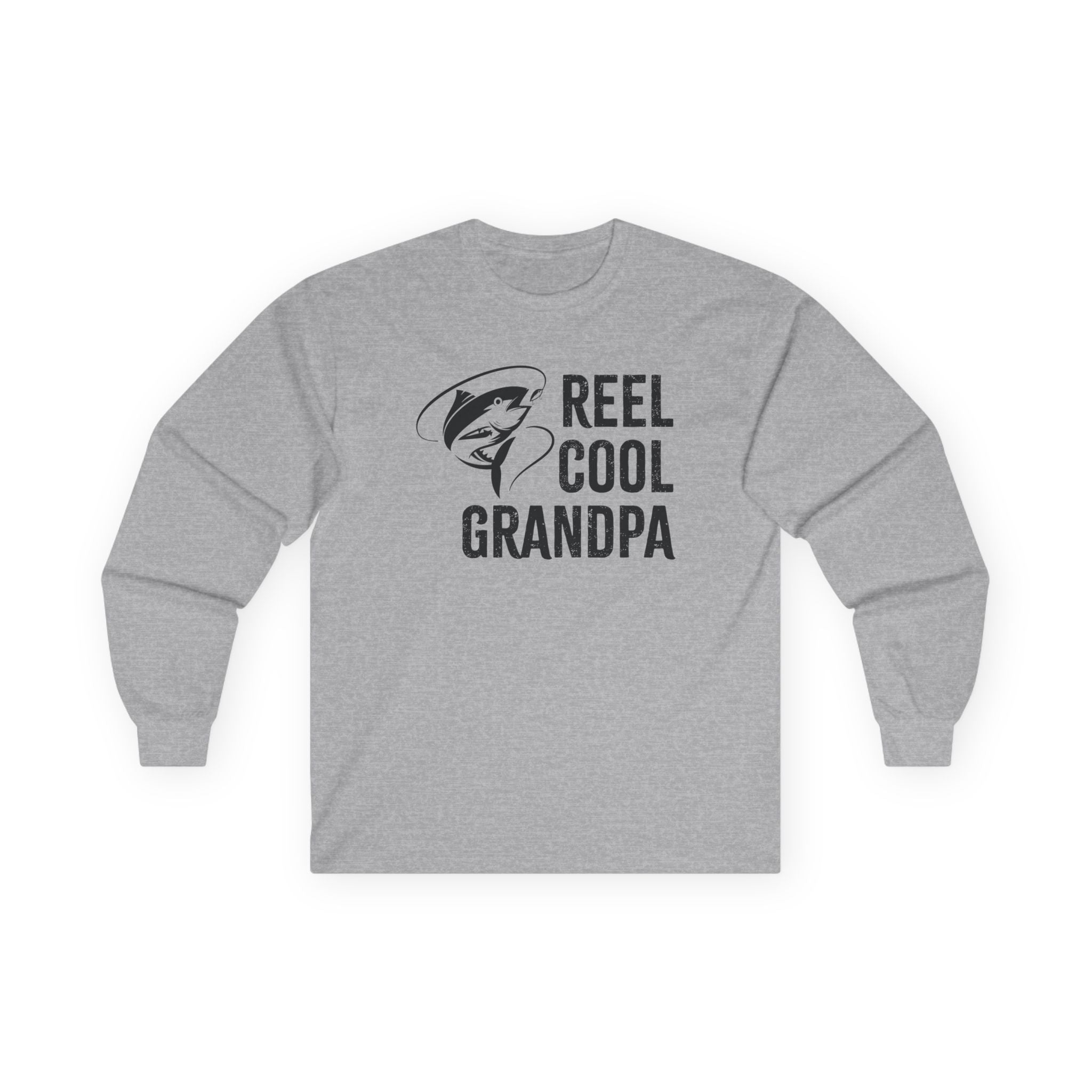 Grandpa Long Sleeve T-Shirt - Reel Cool Grandpa | Long - sleeve by atgodanddesigns