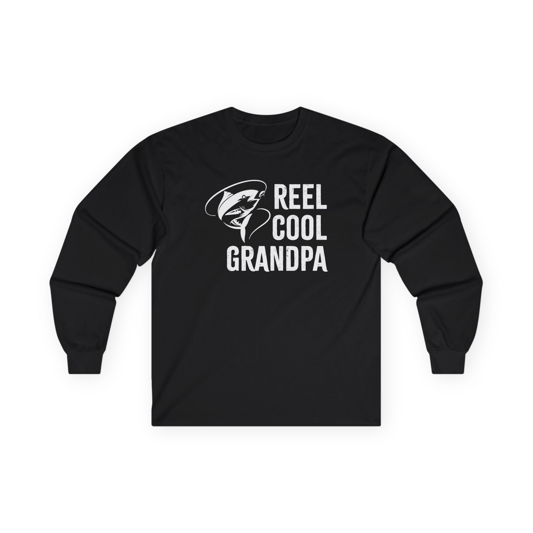 Grandpa Long Sleeve T-Shirt - Reel Cool Grandpa | Long - sleeve by atgodanddesigns