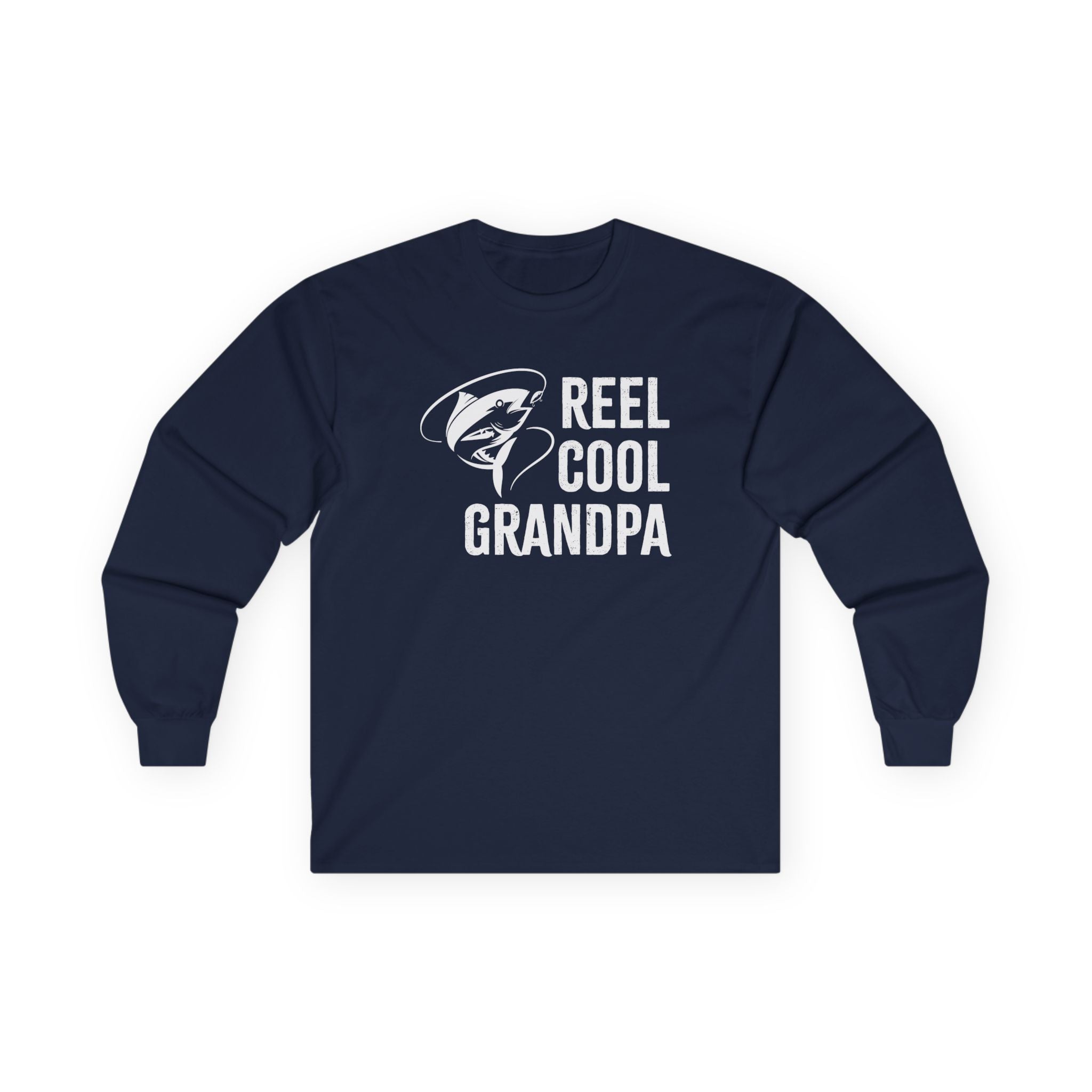 Grandpa Long Sleeve T-Shirt - Reel Cool Grandpa | Long - sleeve by atgodanddesigns