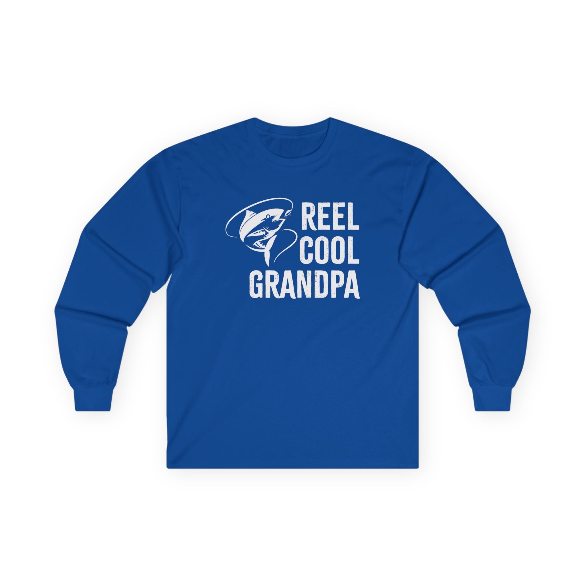 Grandpa Long Sleeve T-Shirt - Reel Cool Grandpa | Long - sleeve by atgodanddesigns