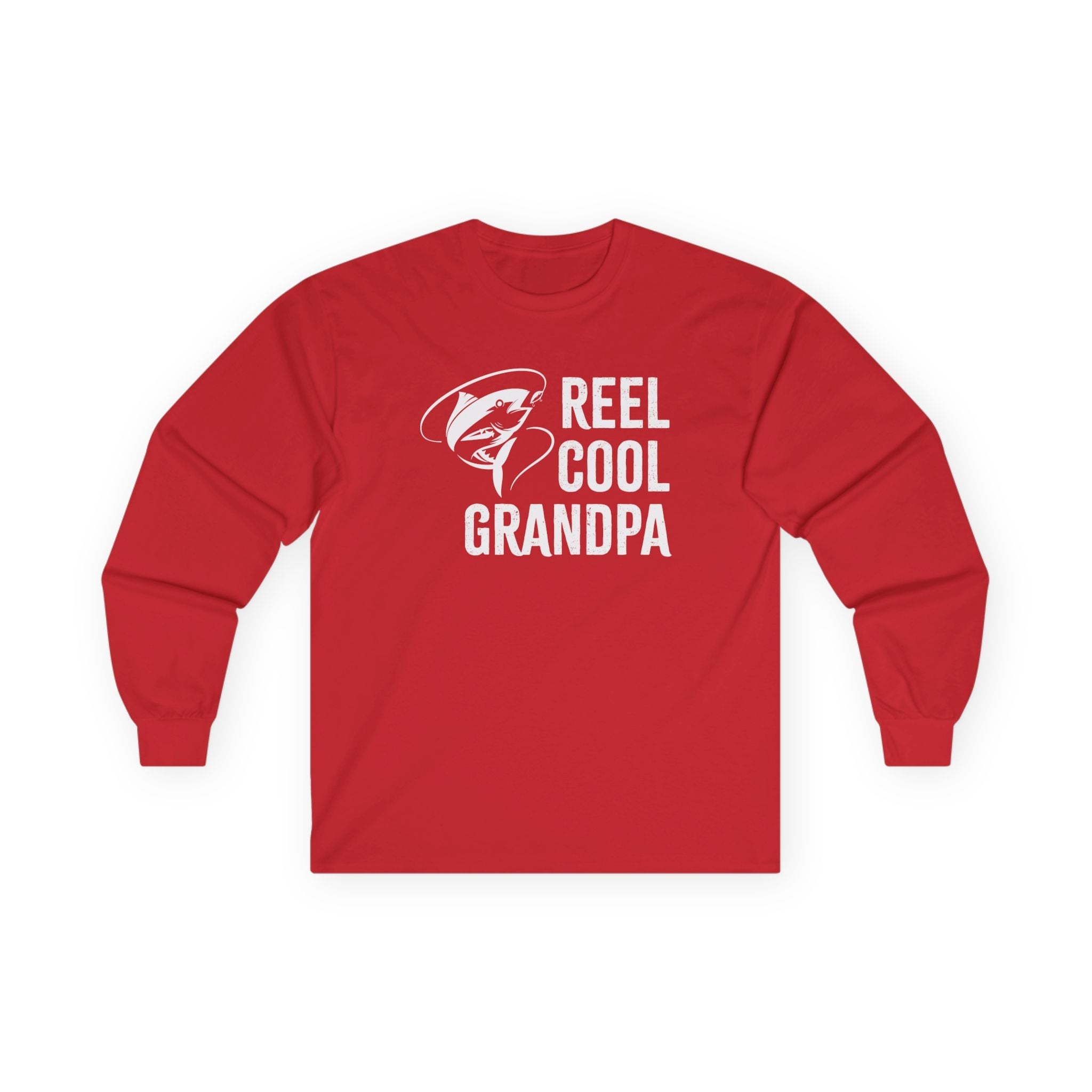 Grandpa Long Sleeve T-Shirt - Reel Cool Grandpa | Long - sleeve by atgodanddesigns