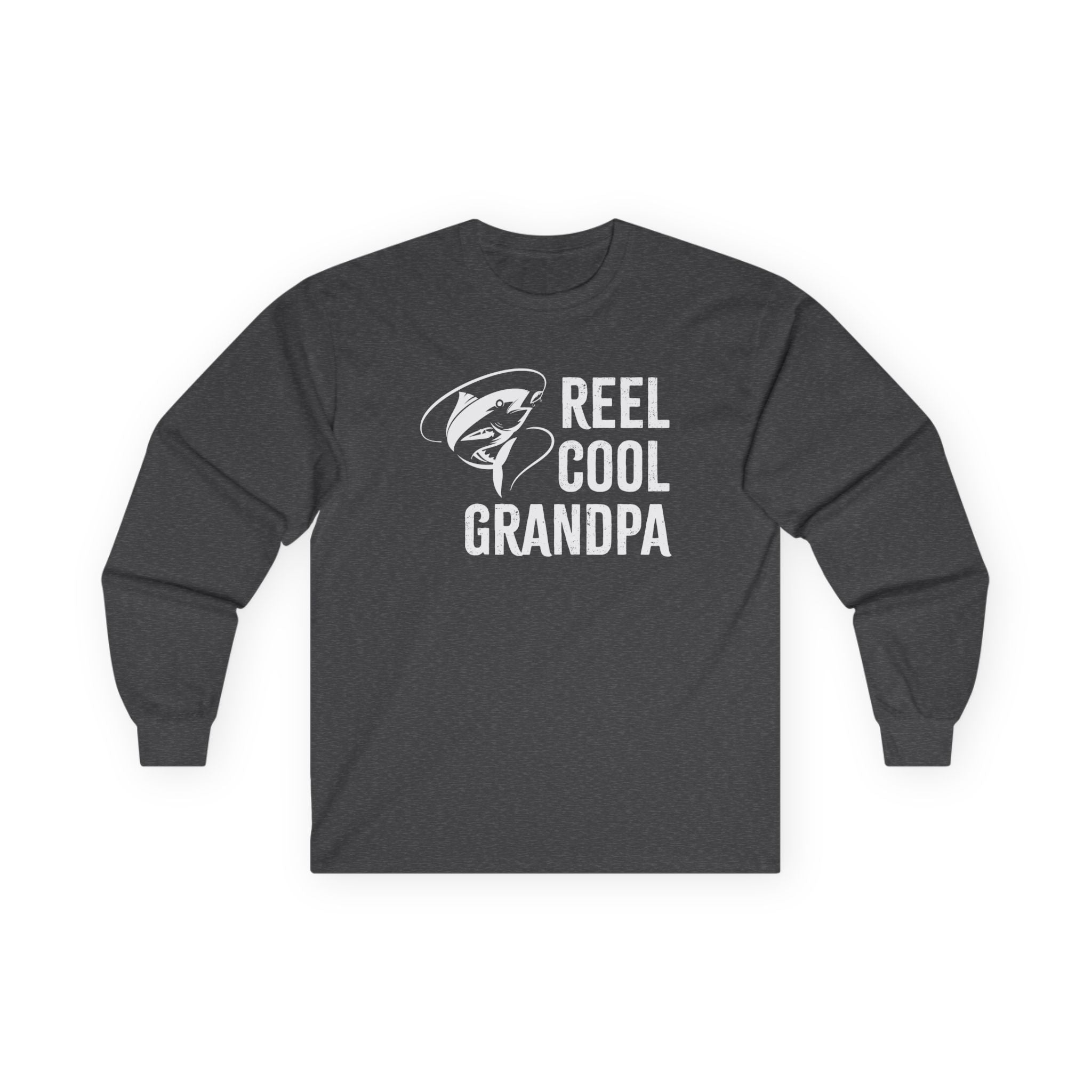 Grandpa Long Sleeve T-Shirt - Reel Cool Grandpa | Long - sleeve by atgodanddesigns
