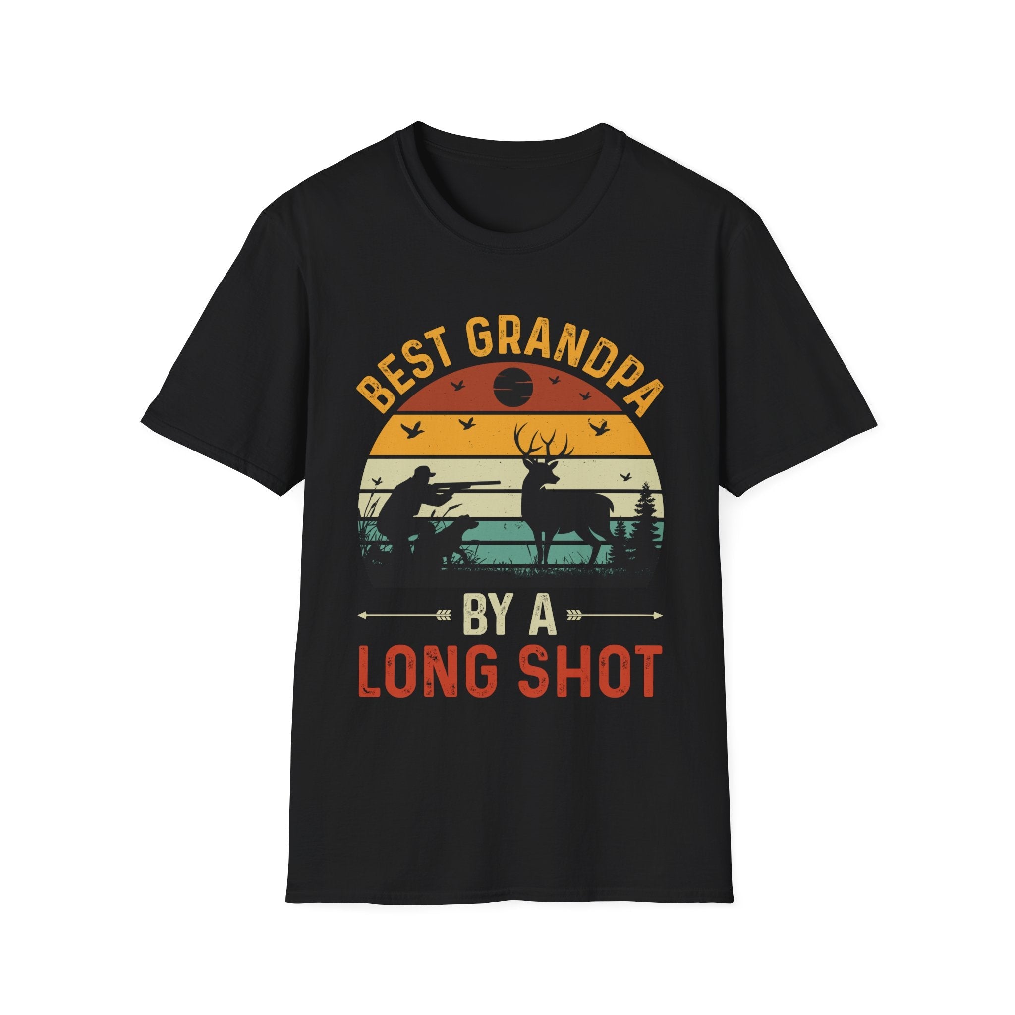 Grandpa T-Shirt - Best Grandpa By A Long Shot | T-Shirt by atgodanddesigns