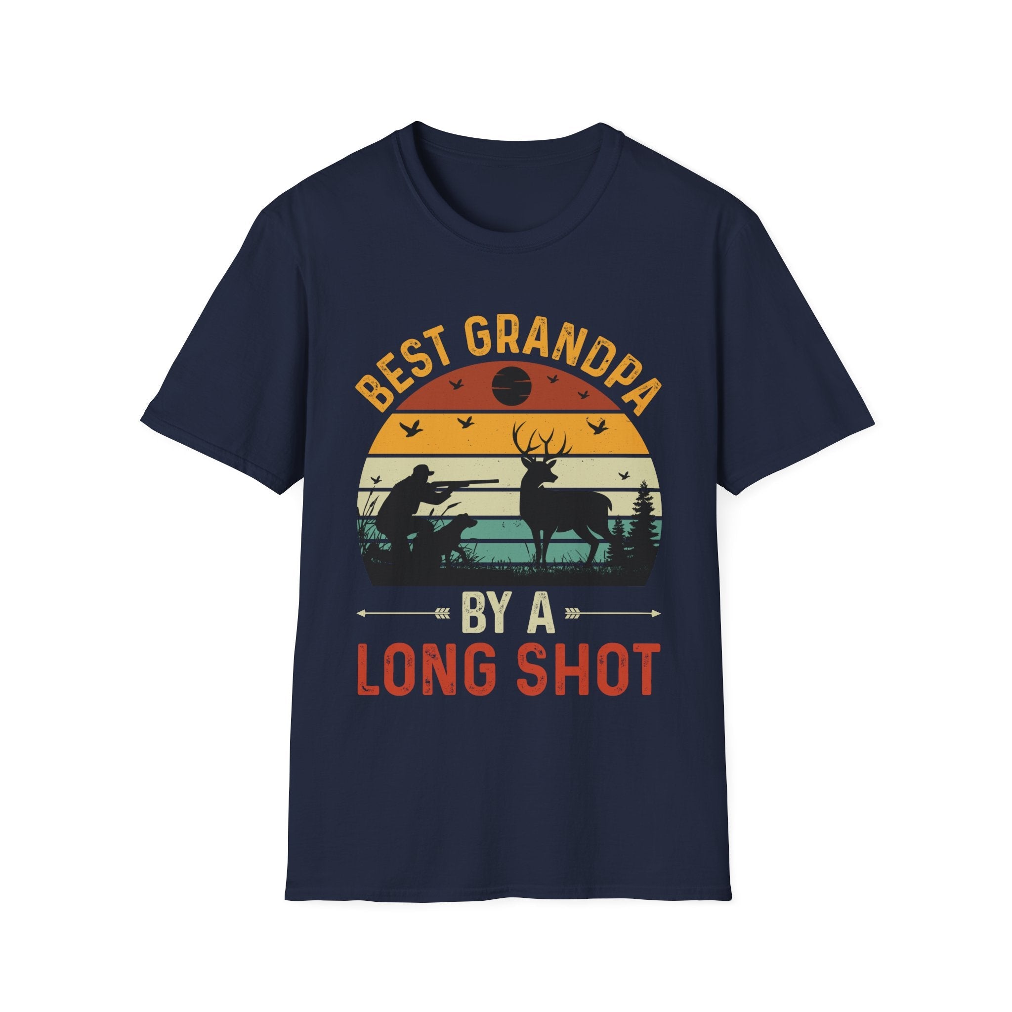 Grandpa T-Shirt - Best Grandpa By A Long Shot | T-Shirt by atgodanddesigns