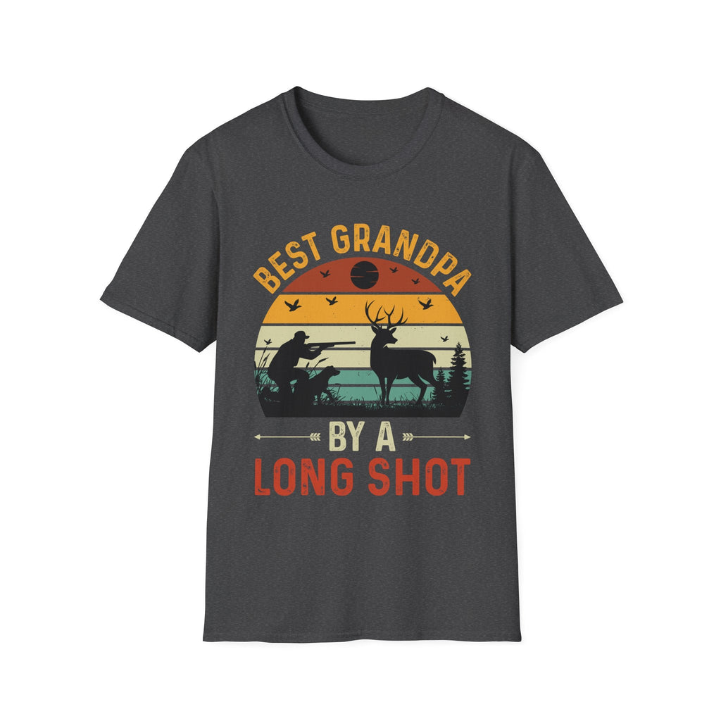 Grandpa T-Shirt - Best Grandpa By A Long Shot | T-Shirt by atgodanddesigns