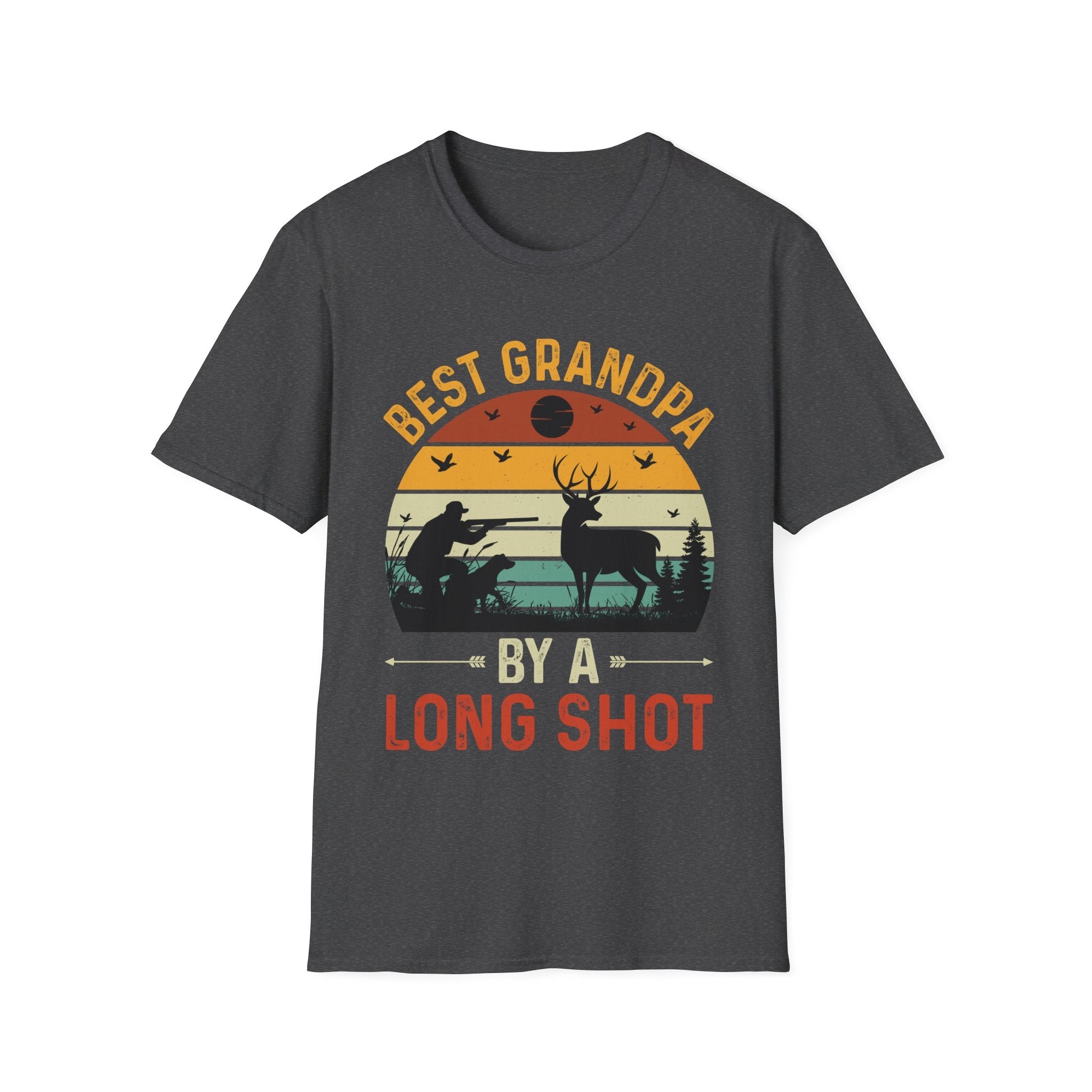 Grandpa T-Shirt - Best Grandpa By A Long Shot | T-Shirt by atgodanddesigns
