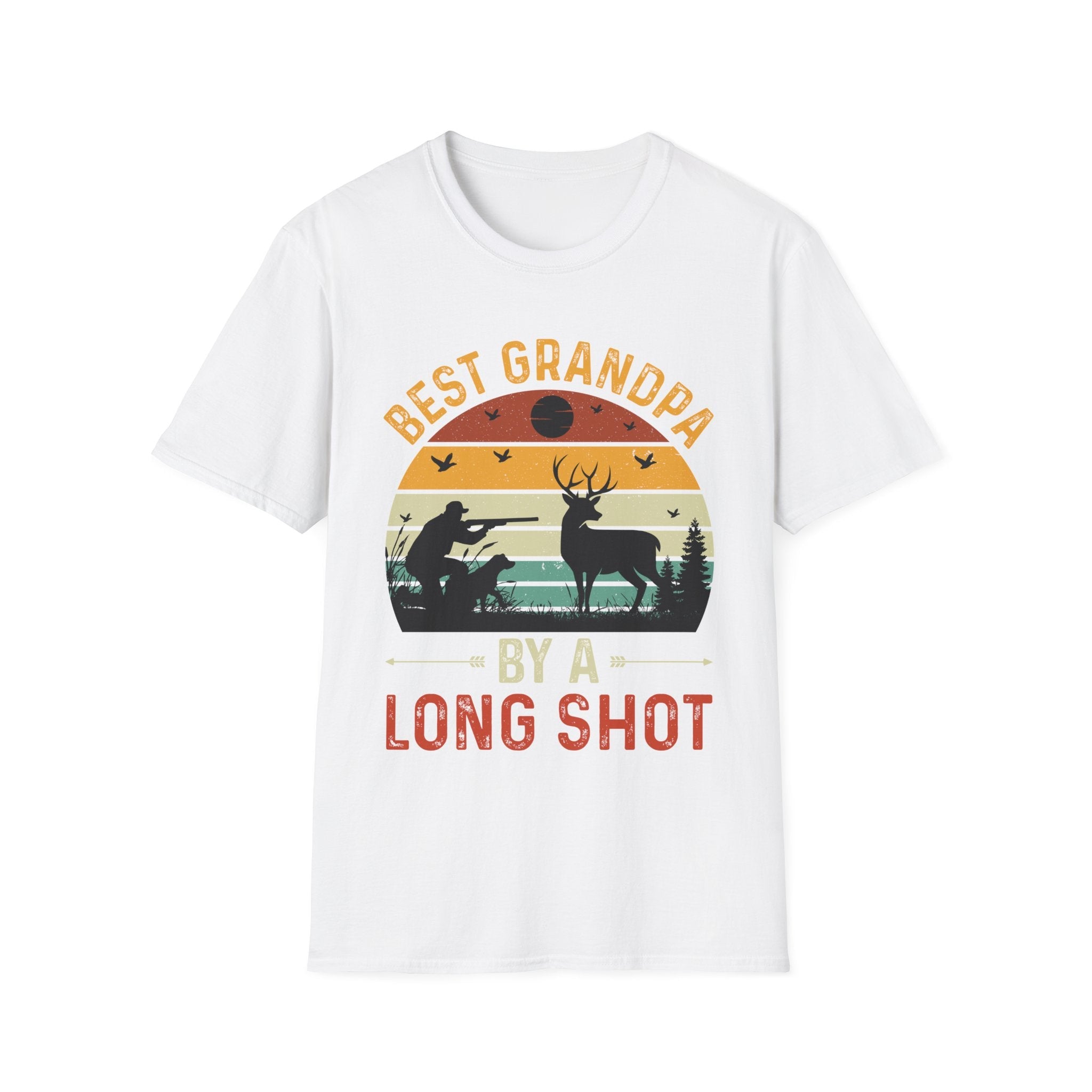 Grandpa T-Shirt - Best Grandpa By A Long Shot | T-Shirt by atgodanddesigns