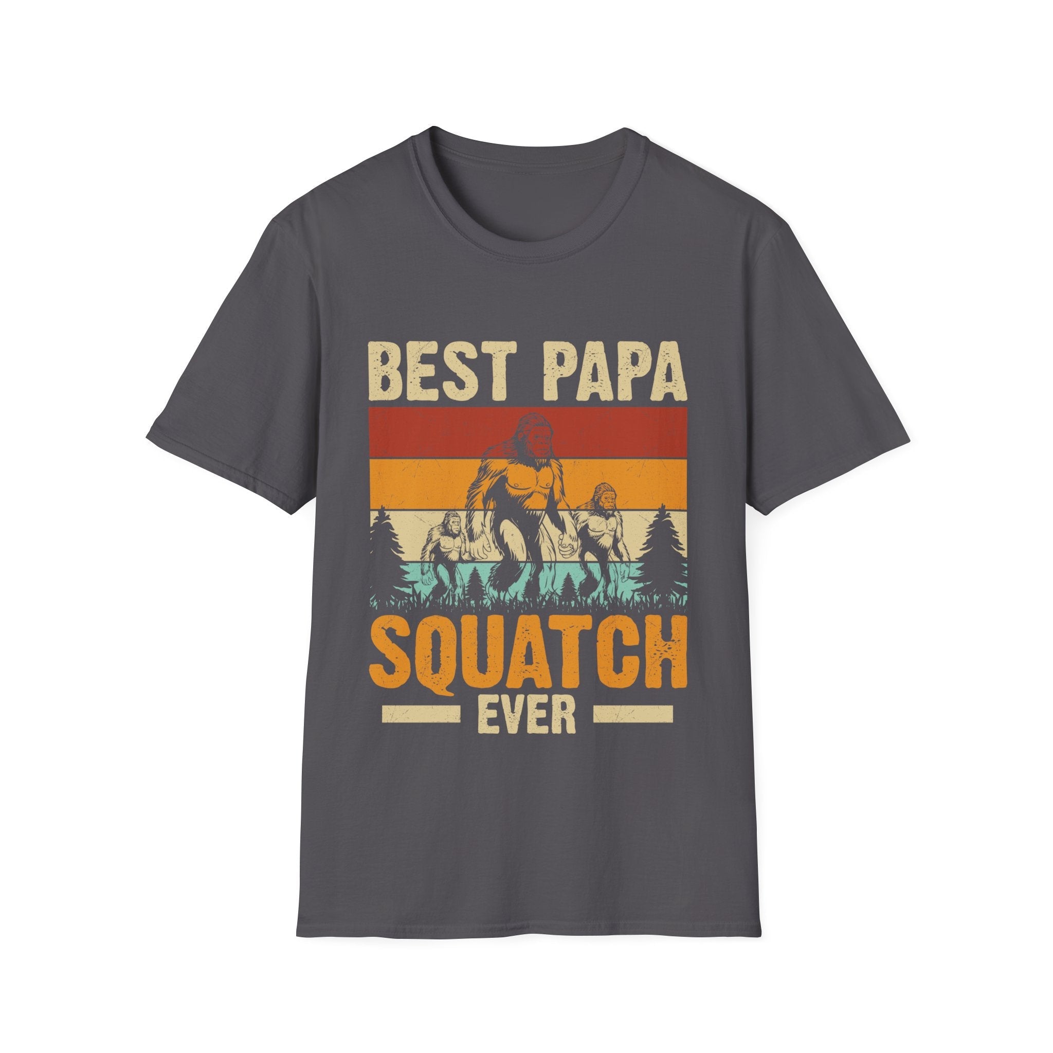 Grandpa T-Shirt - Best Papa Squatch Ever | T-Shirt by atgodanddesigns