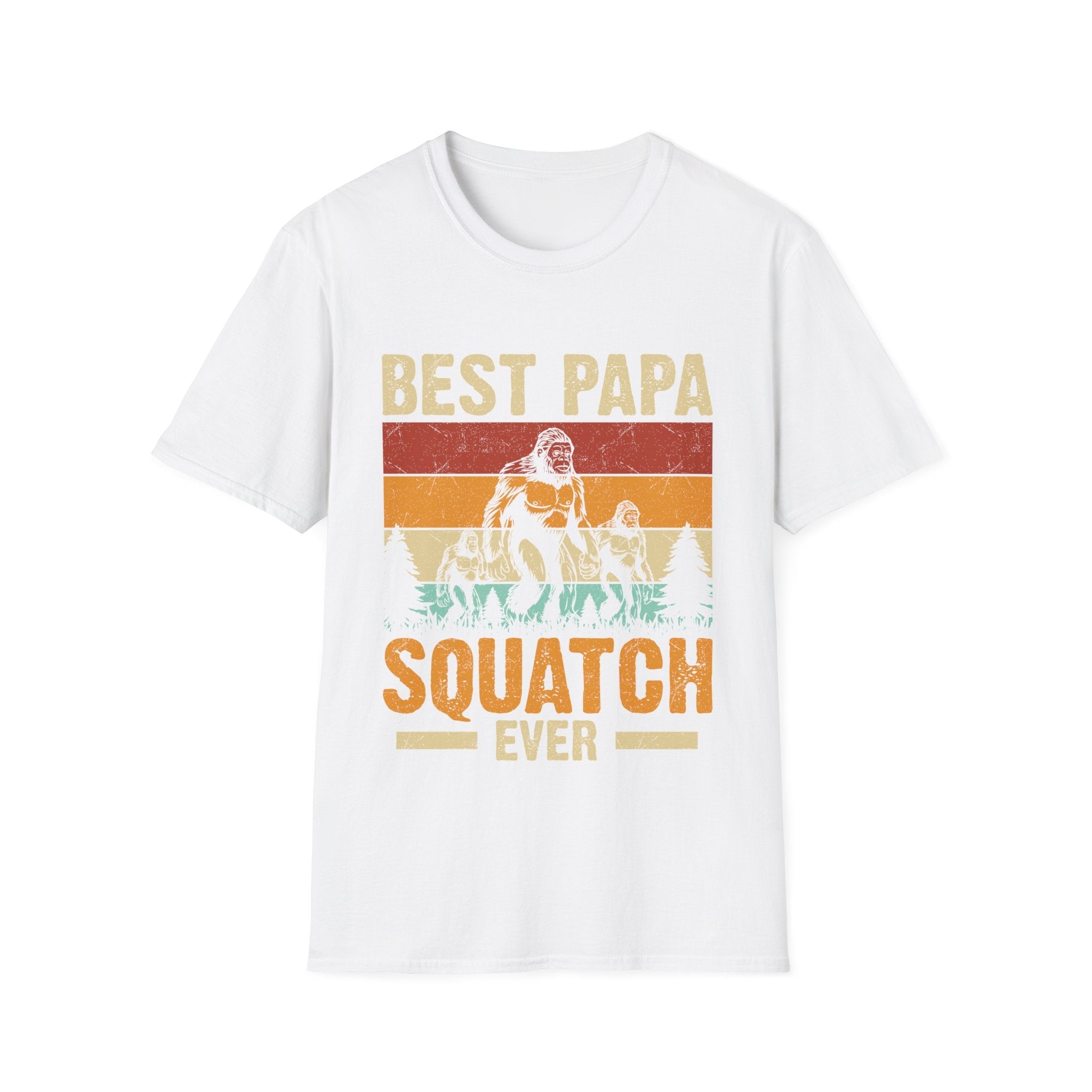 Grandpa T-Shirt - Best Papa Squatch Ever | T-Shirt by atgodanddesigns