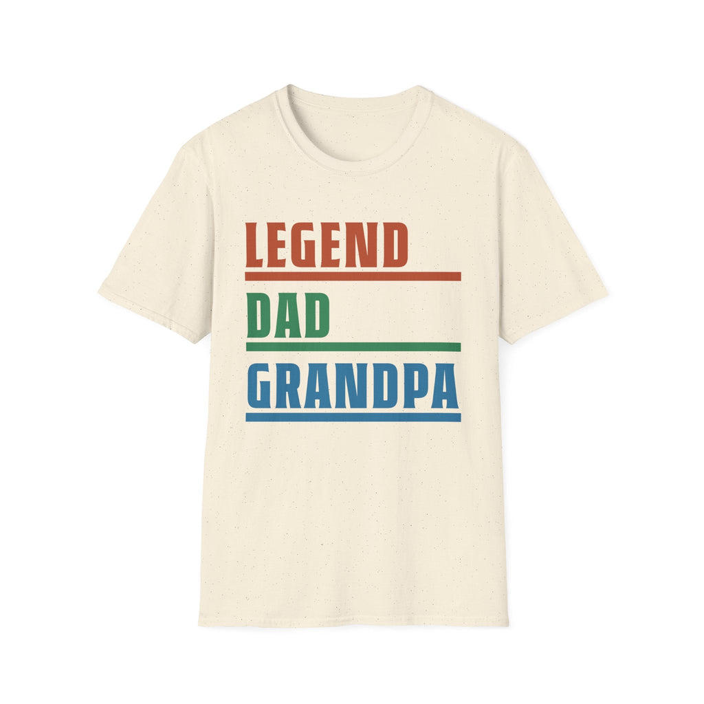 Grandpa T-Shirt - LEGEND - DAD - GRANDPA | T-Shirt by atgodanddesigns