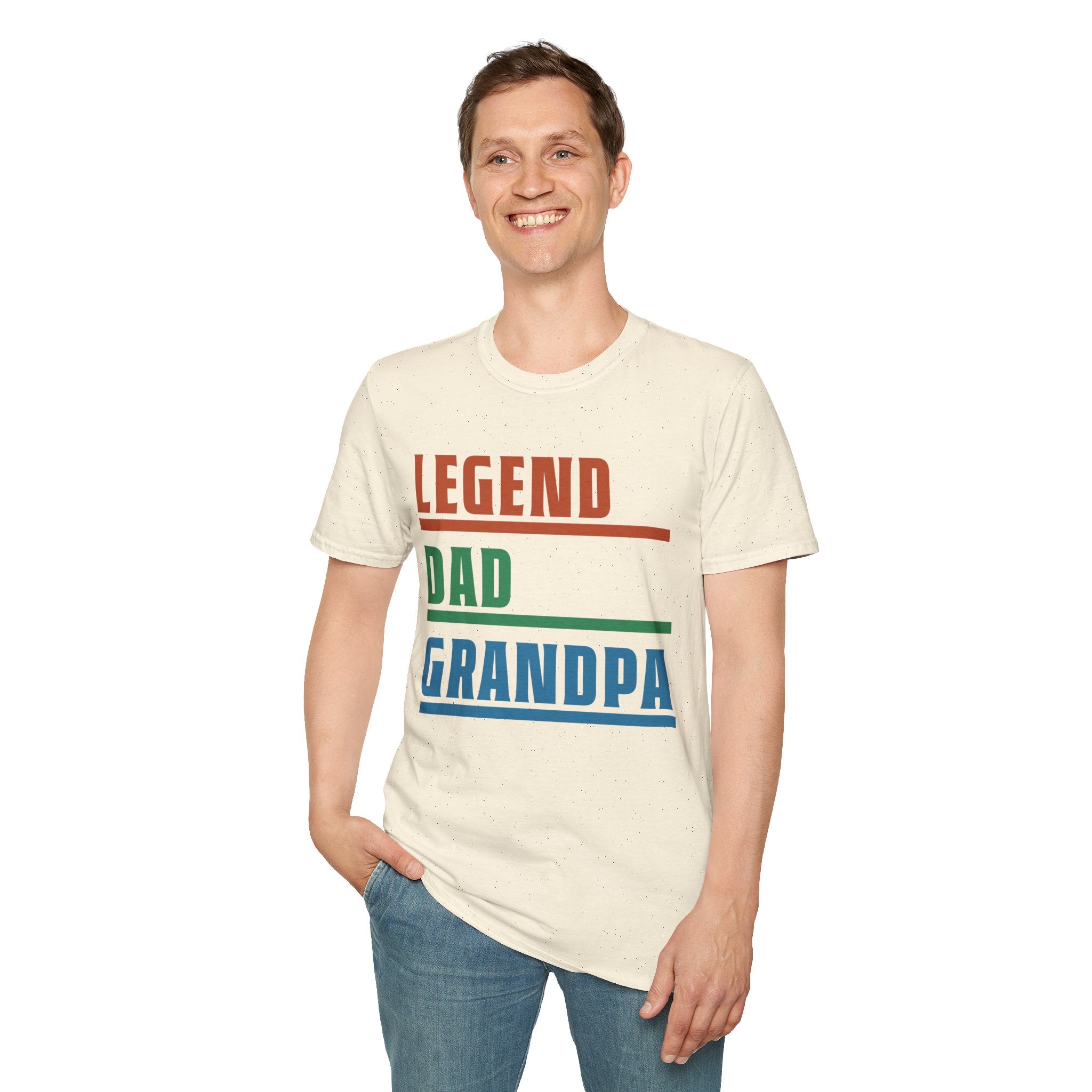Grandpa T-Shirt - LEGEND - DAD - GRANDPA | T-Shirt by atgodanddesigns