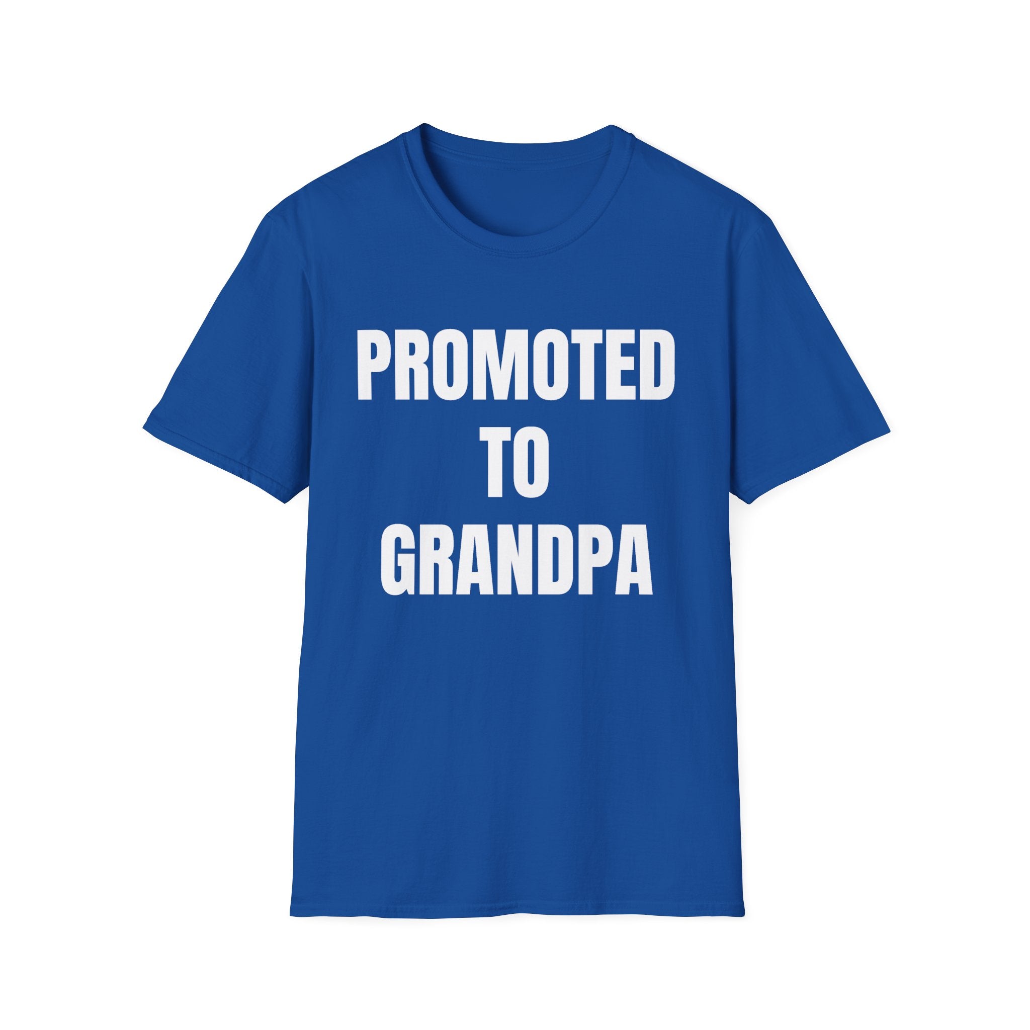 Grandpa T-Shirt - Promoted to Grandpa | T-Shirt by atgodanddesigns