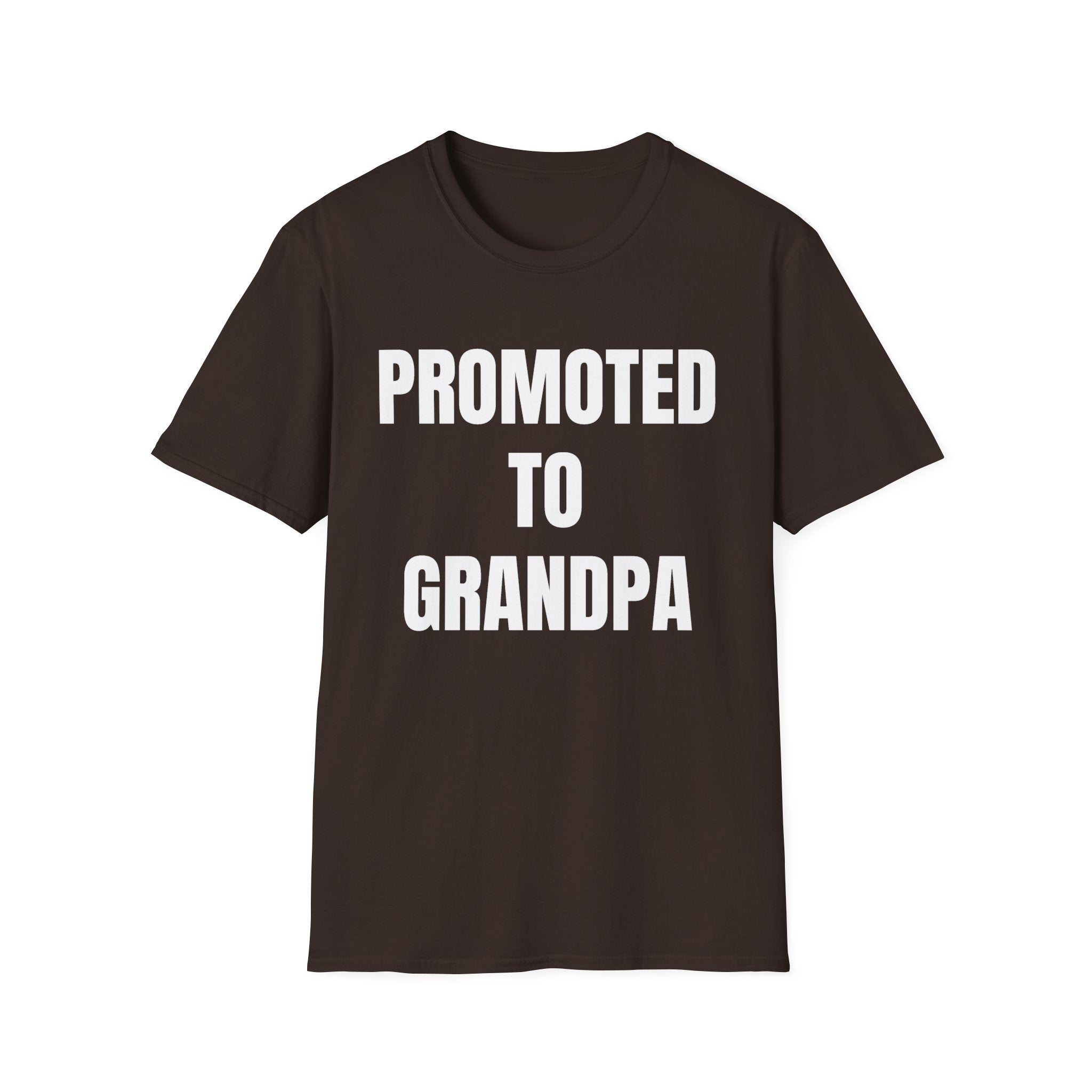 Grandpa T-Shirt - Promoted to Grandpa | T-Shirt by atgodanddesigns