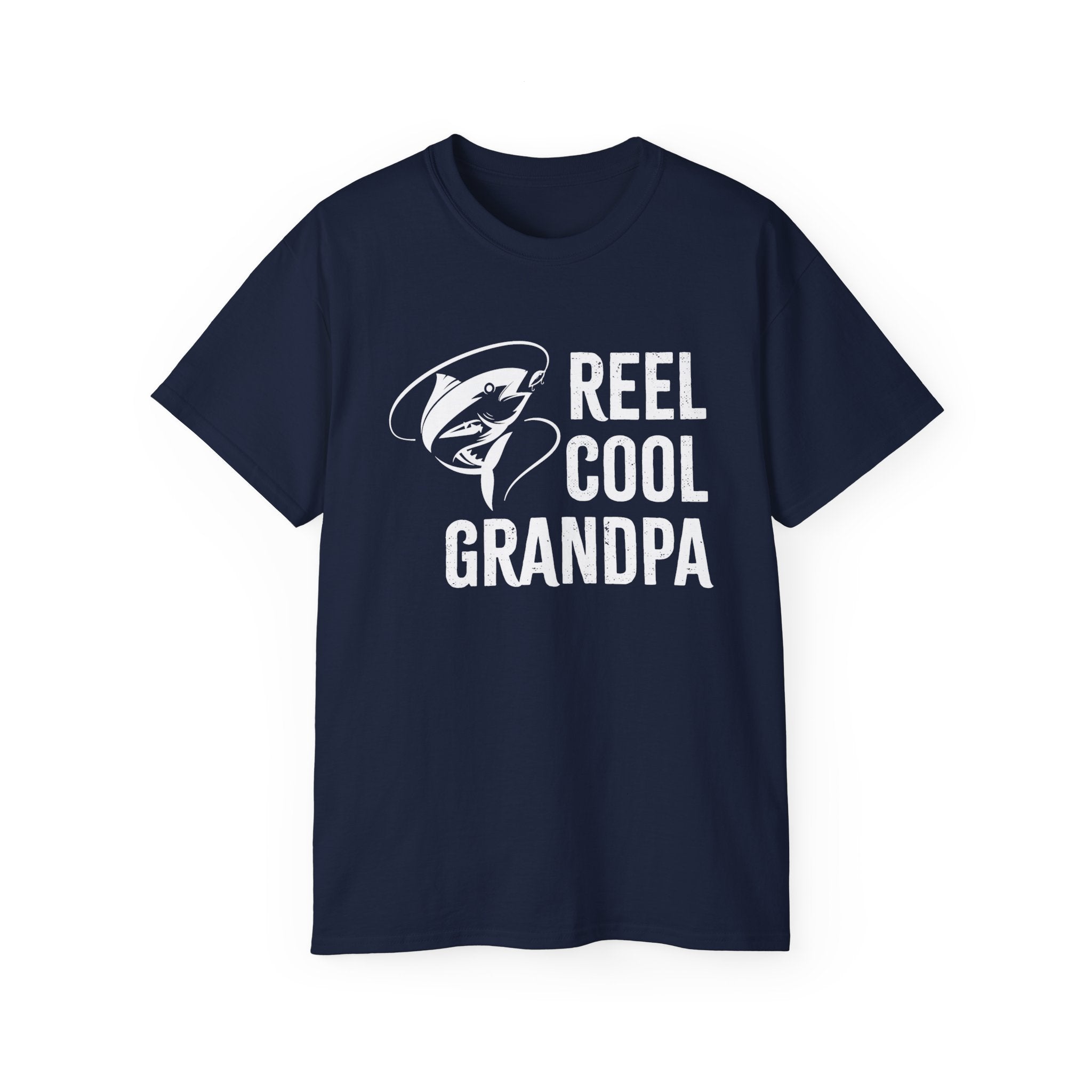 Grandpa T-Shirt - Reel Cool Grandpa | T-Shirt by atgodanddesigns