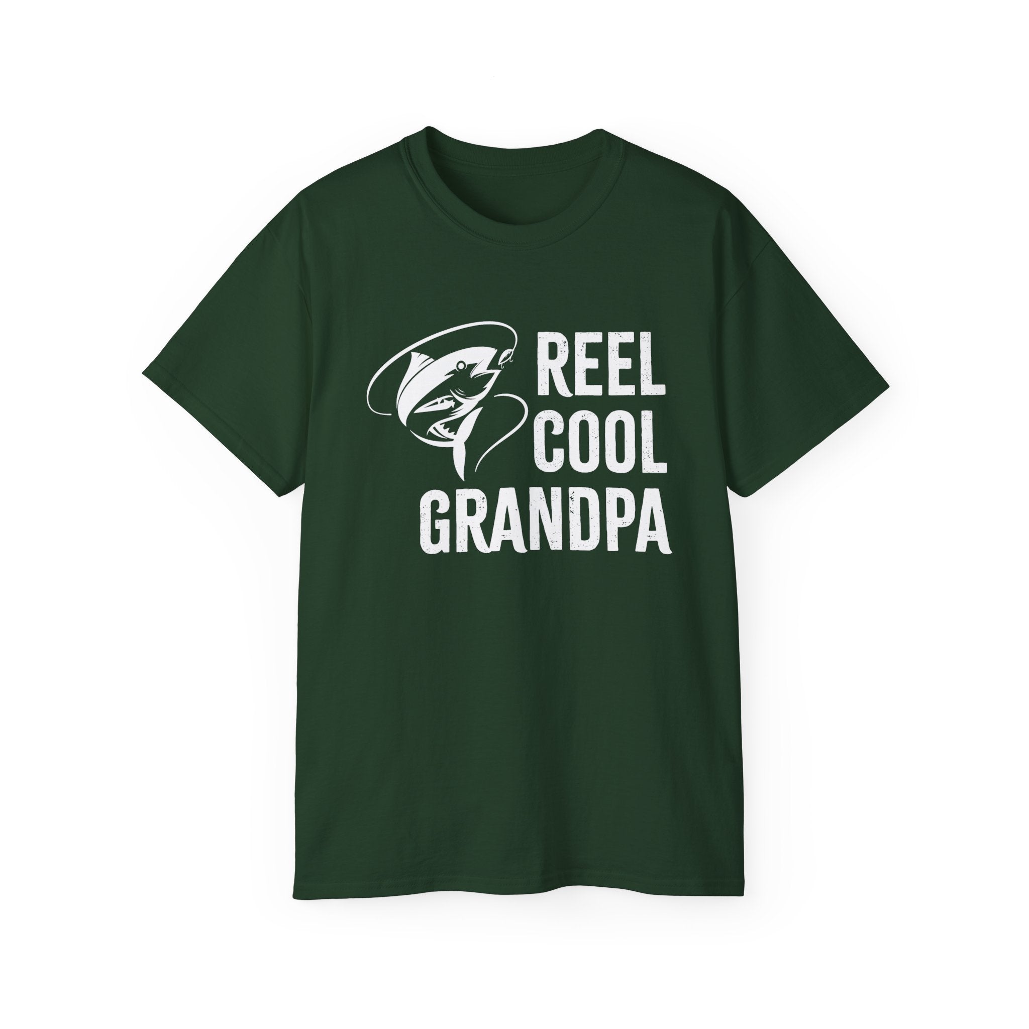 Grandpa T-Shirt - Reel Cool Grandpa | T-Shirt by atgodanddesigns