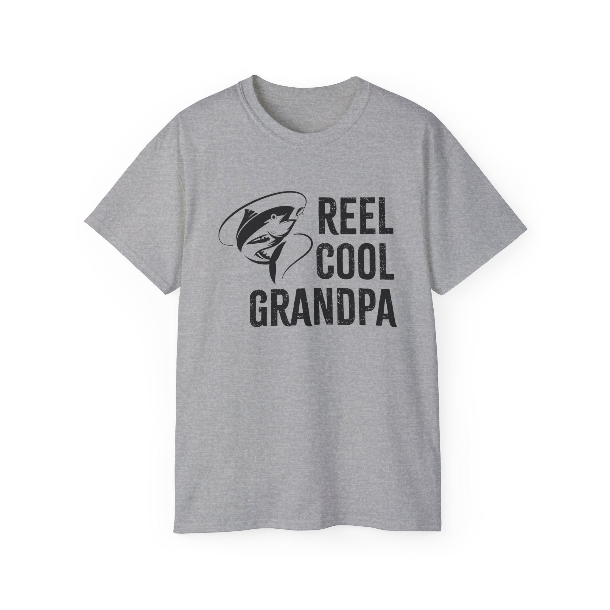 Grandpa T-Shirt - Reel Cool Grandpa | T-Shirt by atgodanddesigns