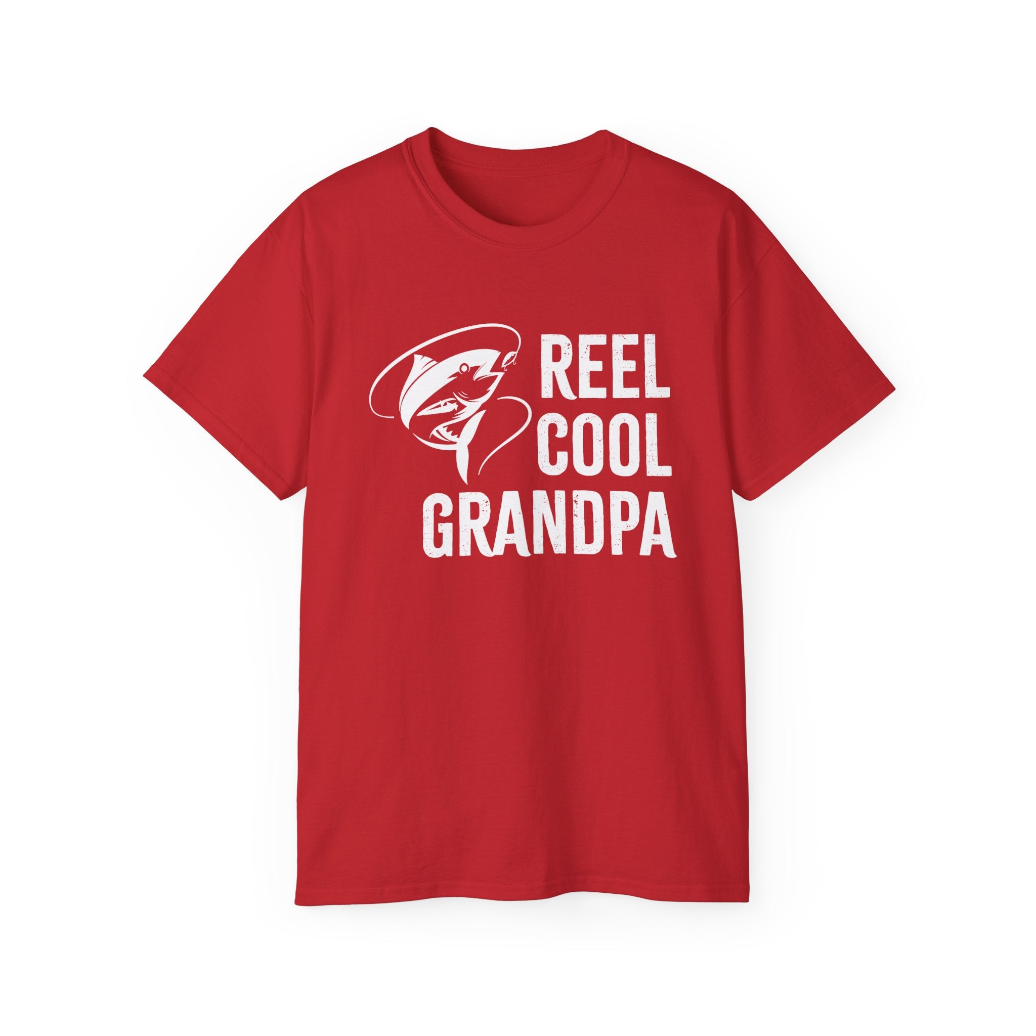 Grandpa T-Shirt - Reel Cool Grandpa | T-Shirt by atgodanddesigns