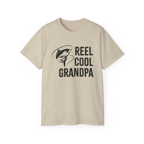 Grandpa T-Shirt - Reel Cool Grandpa | T-Shirt by atgodanddesigns