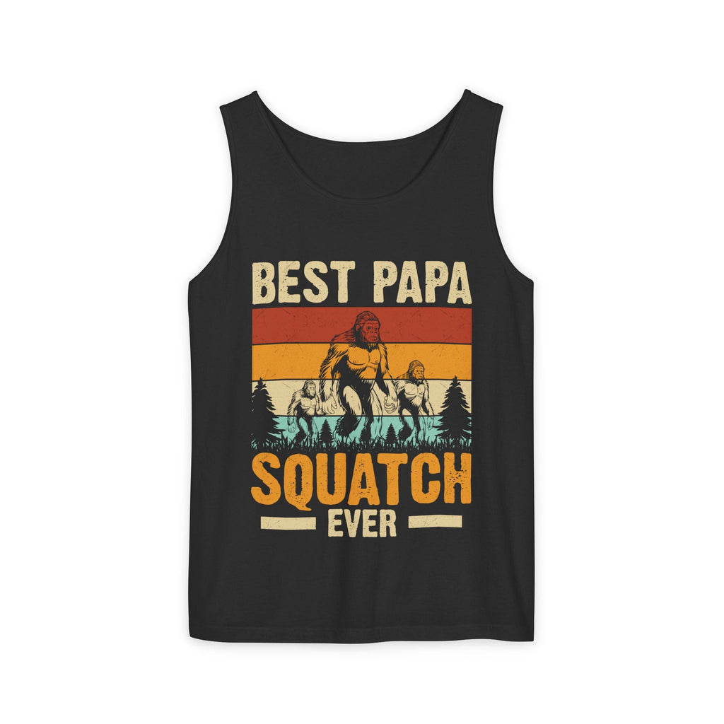 Grandpa Tank - Best Papa Squatch Ever | Tank Top by atgodanddesigns
