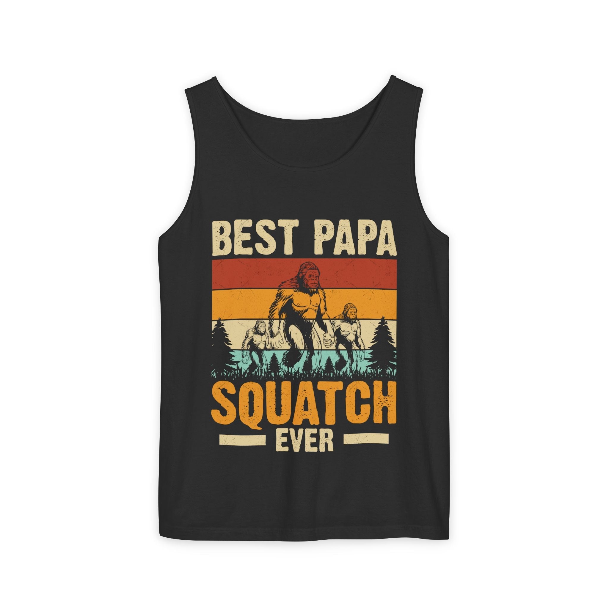 Grandpa Tank - Best Papa Squatch Ever | Tank Top by atgodanddesigns