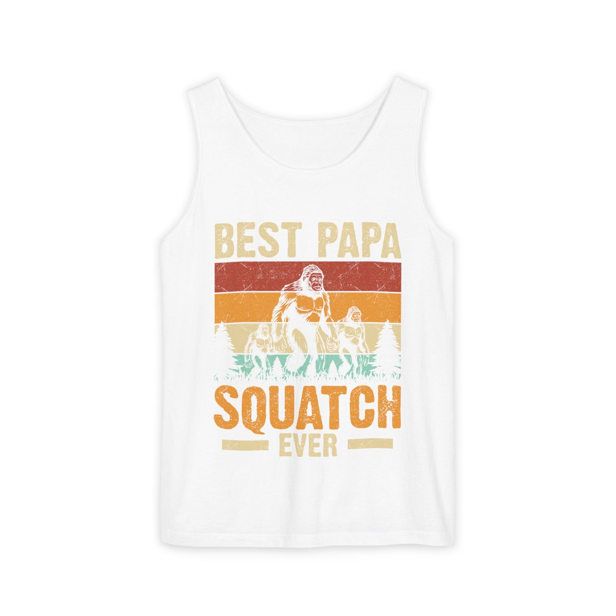 Grandpa Tank - Best Papa Squatch Ever | Tank Top by atgodanddesigns