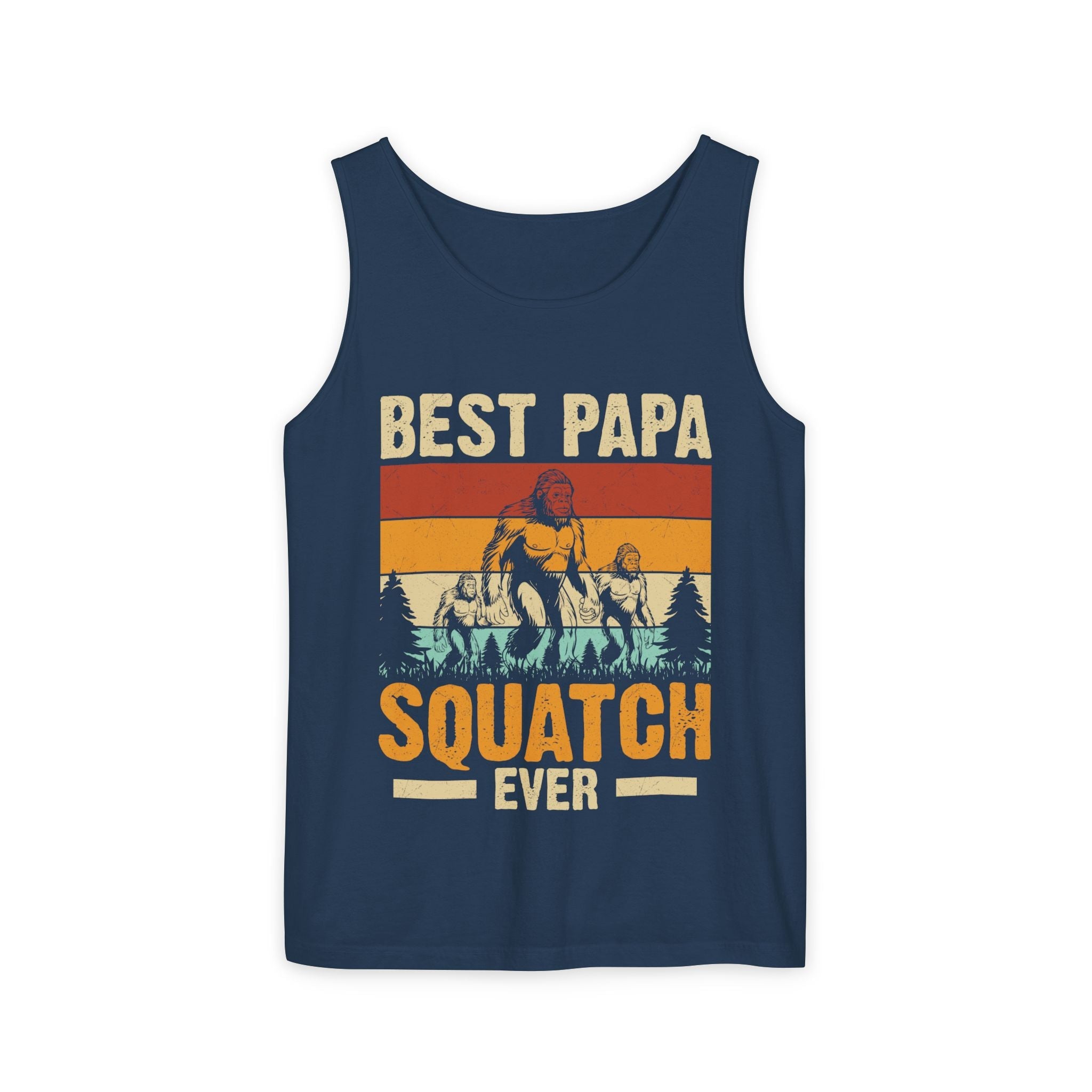 Grandpa Tank - Best Papa Squatch Ever | Tank Top by atgodanddesigns