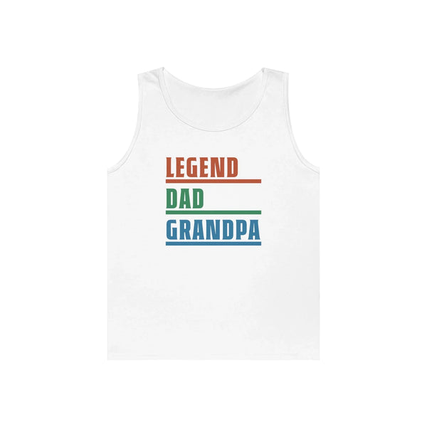 Grandpa Tank - LEGEND - DAD - GRANDPA | Tank Top by atgodanddesigns