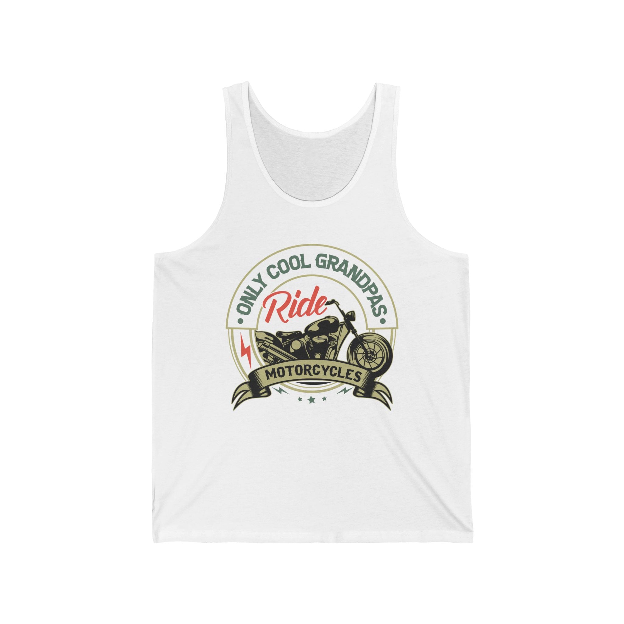Grandpa Tank - Only Cool Grandpas Ride Motorcycles | Tank Top by atgodanddesigns