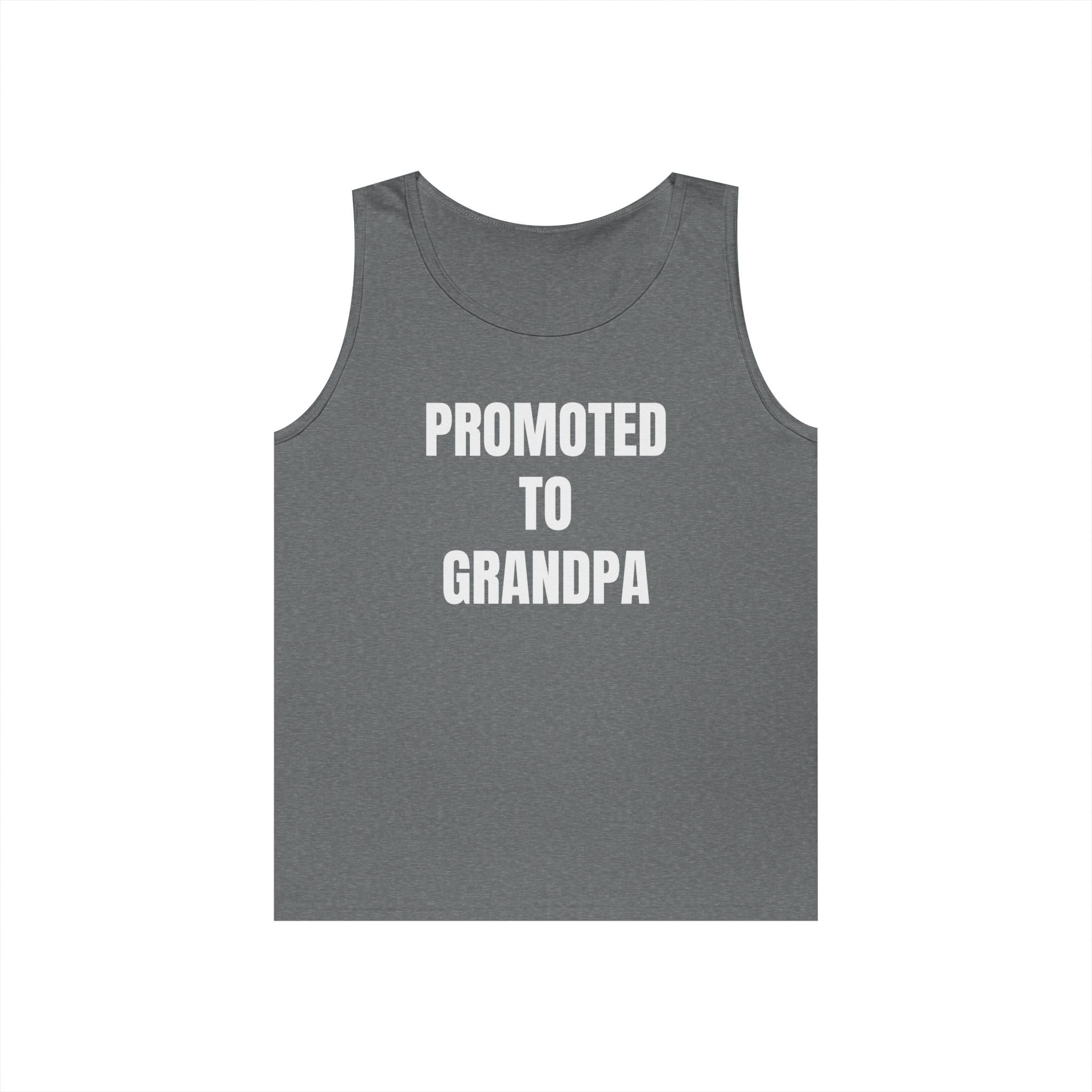 Grandpa Tank - Promoted To Grandpa | Tank Top by atgodanddesigns