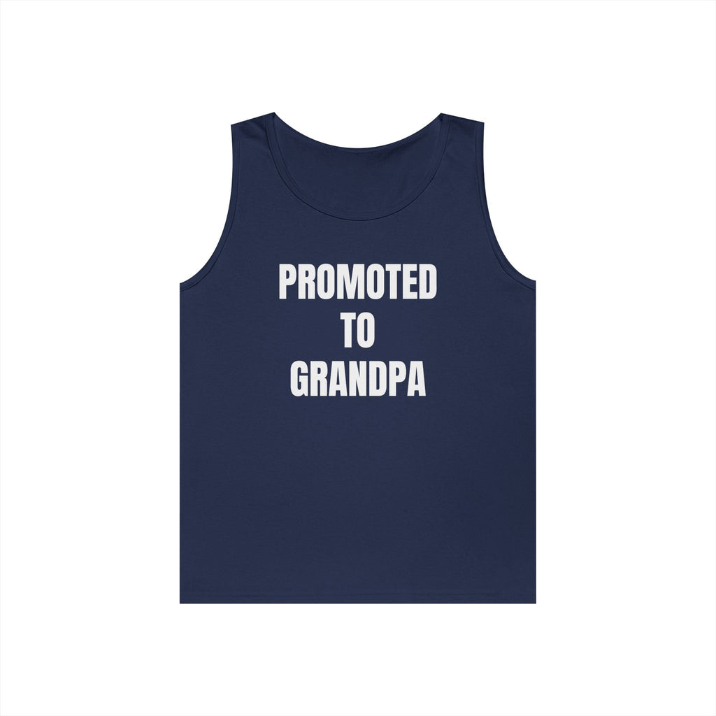 Grandpa Tank - Promoted To Grandpa | Tank Top by atgodanddesigns