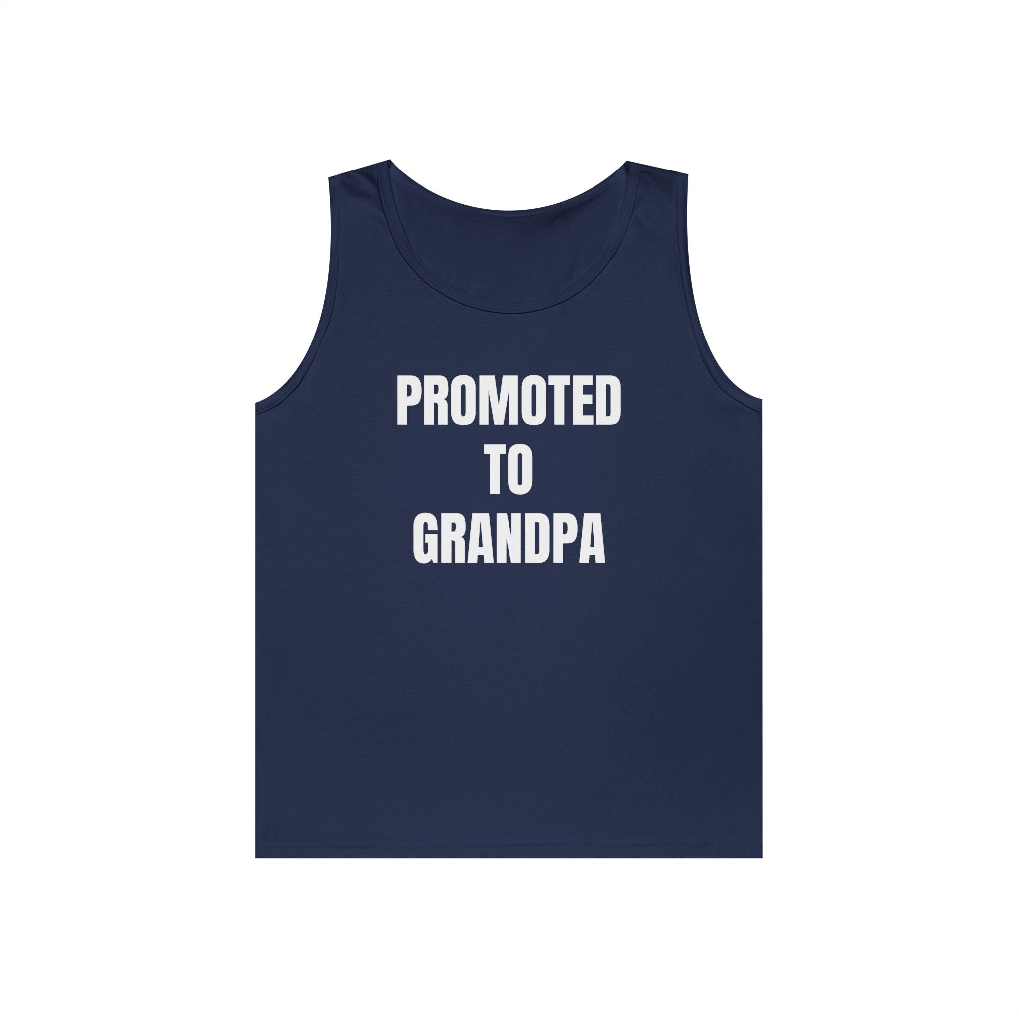 Grandpa Tank - Promoted To Grandpa | Tank Top by atgodanddesigns